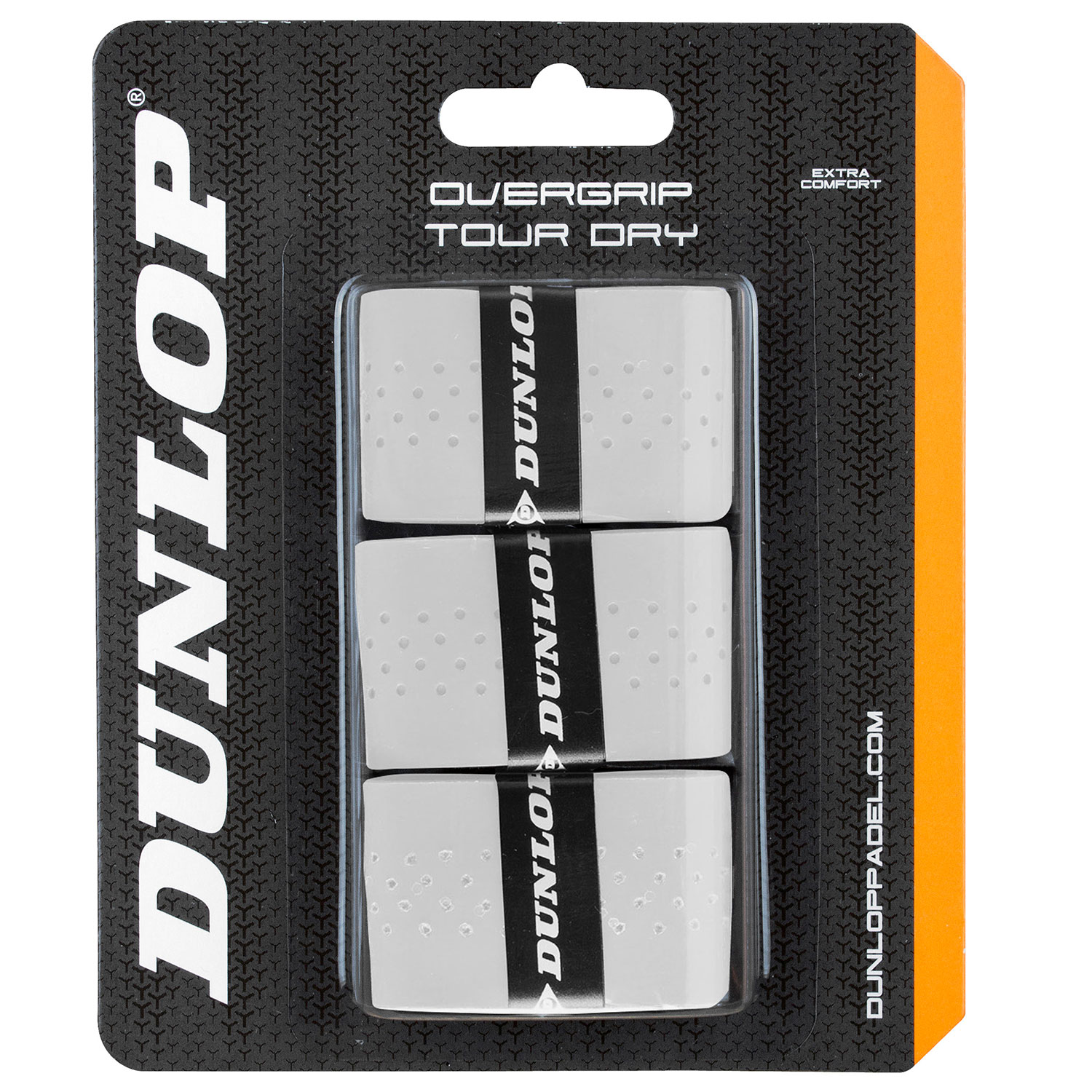 Dunlop Tour Dry x 3 Overgrip - White