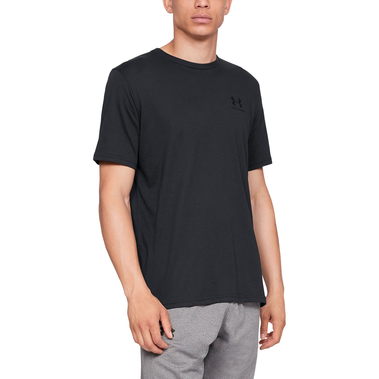 Under Armour Sportstyle Left Chest T-Shirt - Black