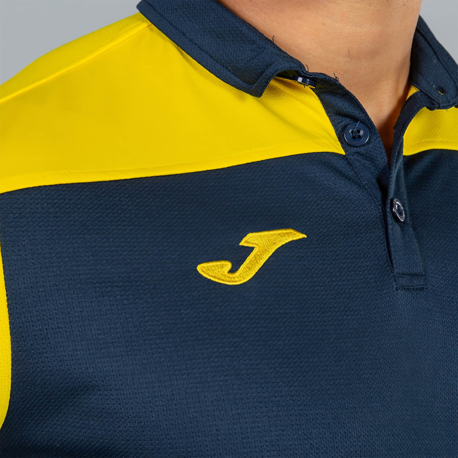 Joma Hobby II Polo - Dark Navy/Yellow