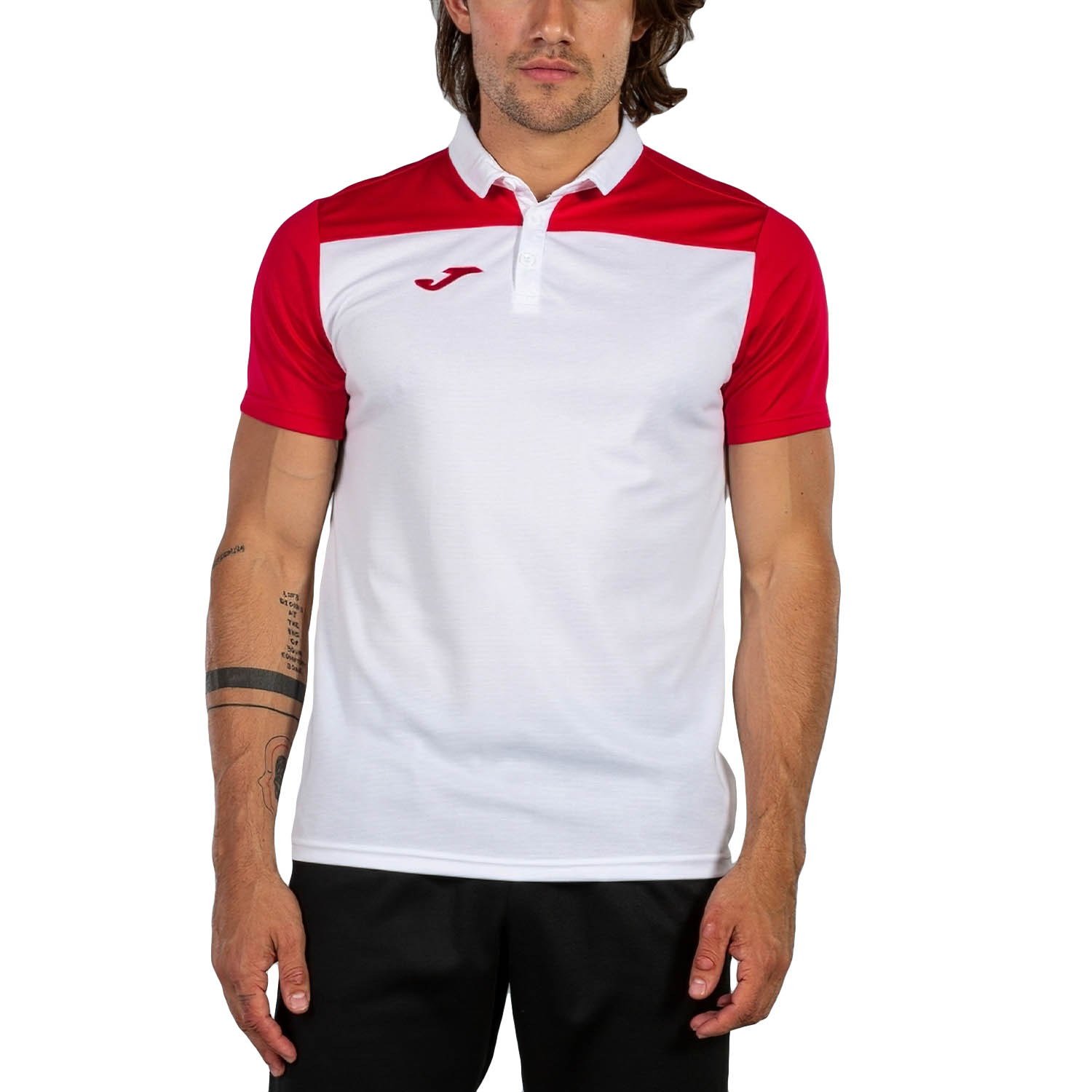 Joma Hobby II Polo - White/Red