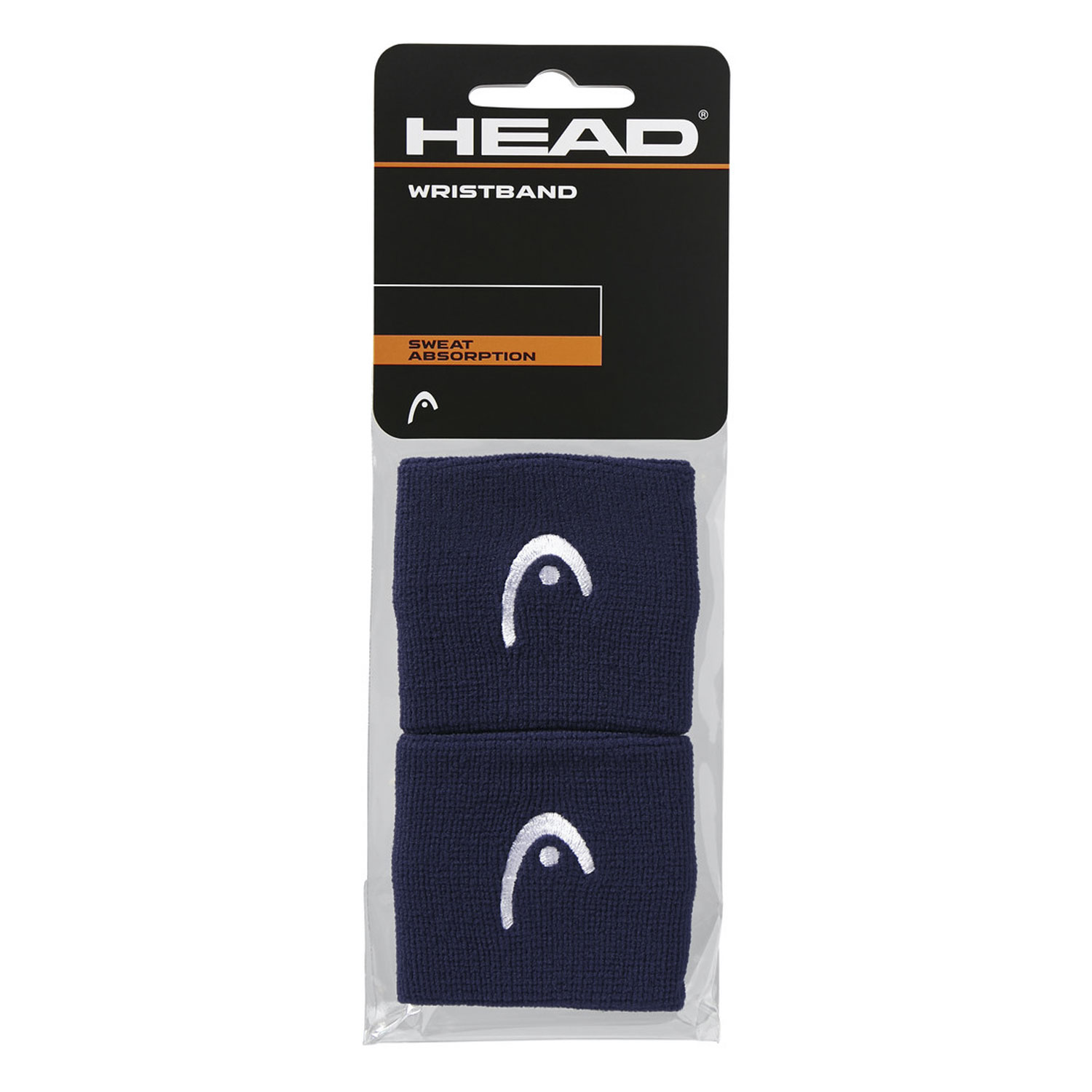 Head Logo 2.5in Small Wristbands - Navy