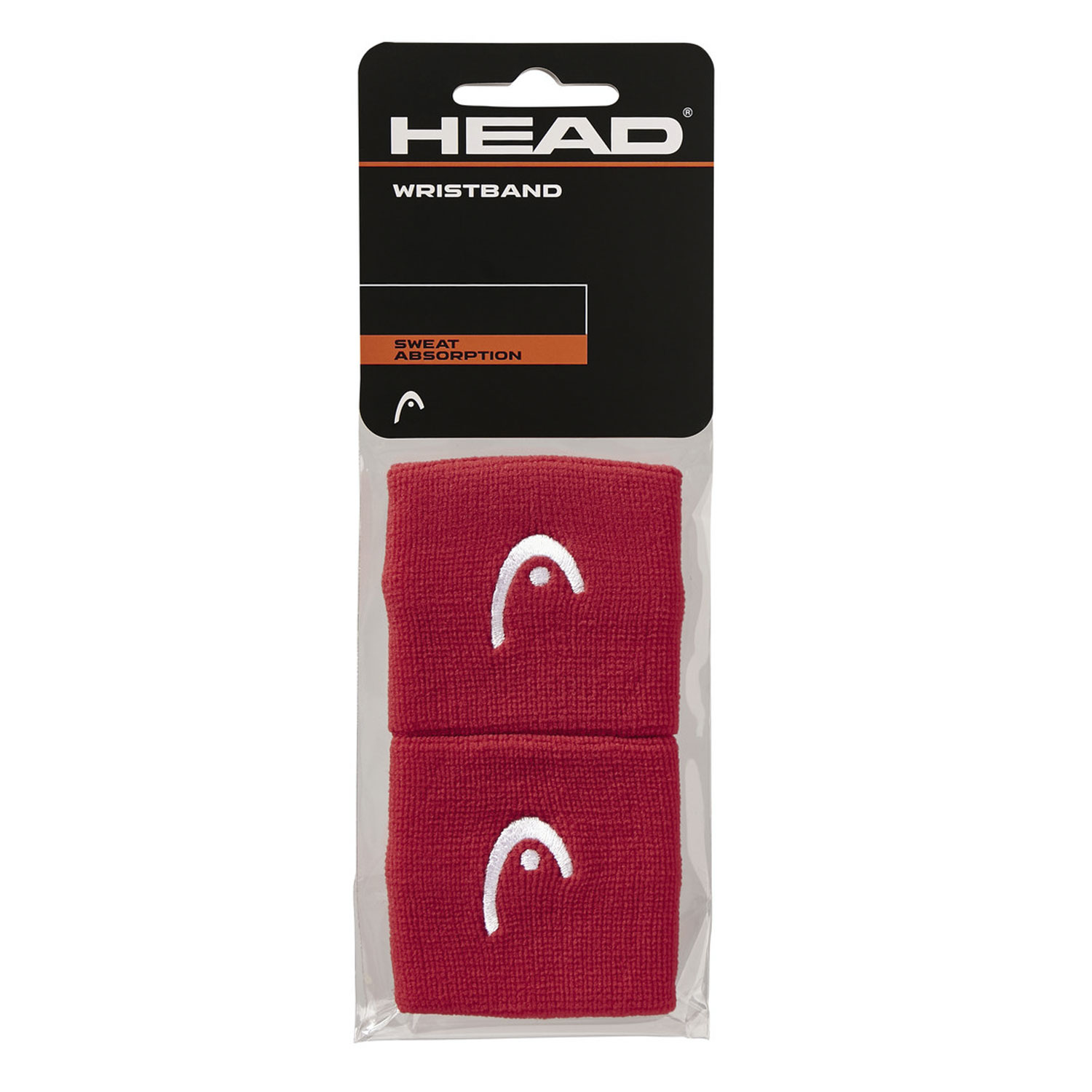 Head Logo 2.5in Small Wristbands - Red