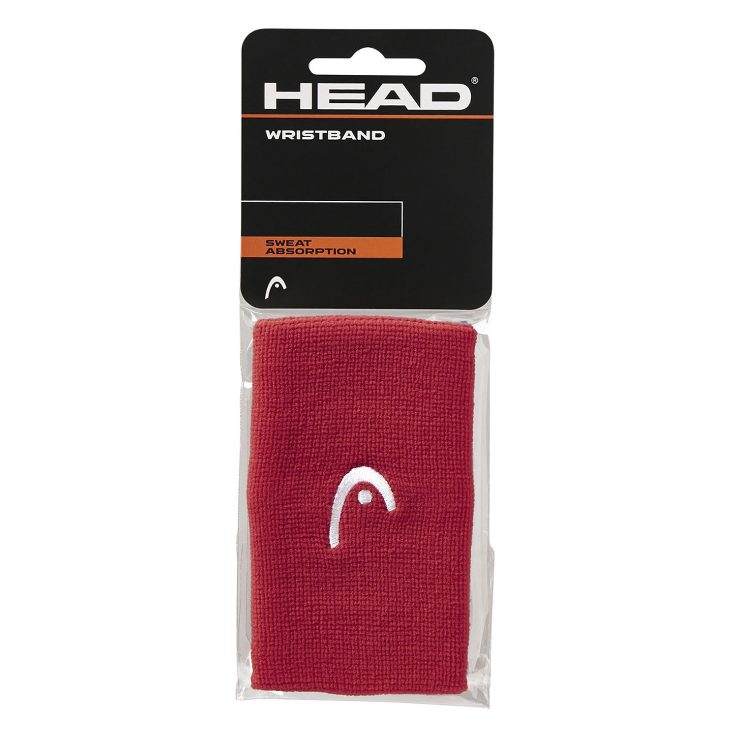 Head Logo 5in Big Wristbands - Red