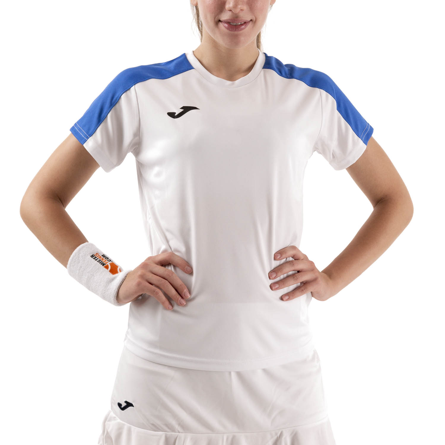 Joma Academy Camiseta - White/Royal