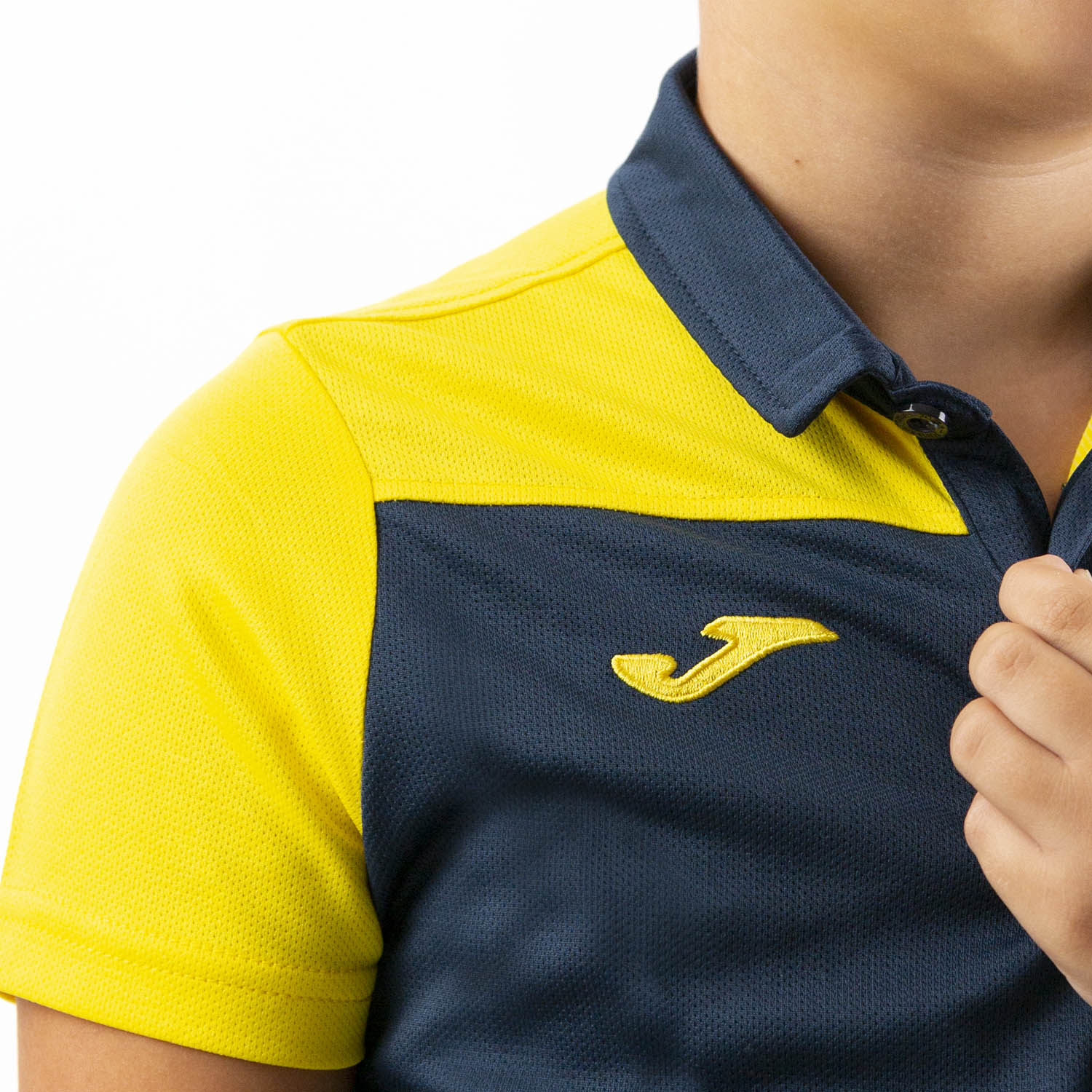 Joma Crew III Polo Niño - Dark Navy/Yellow