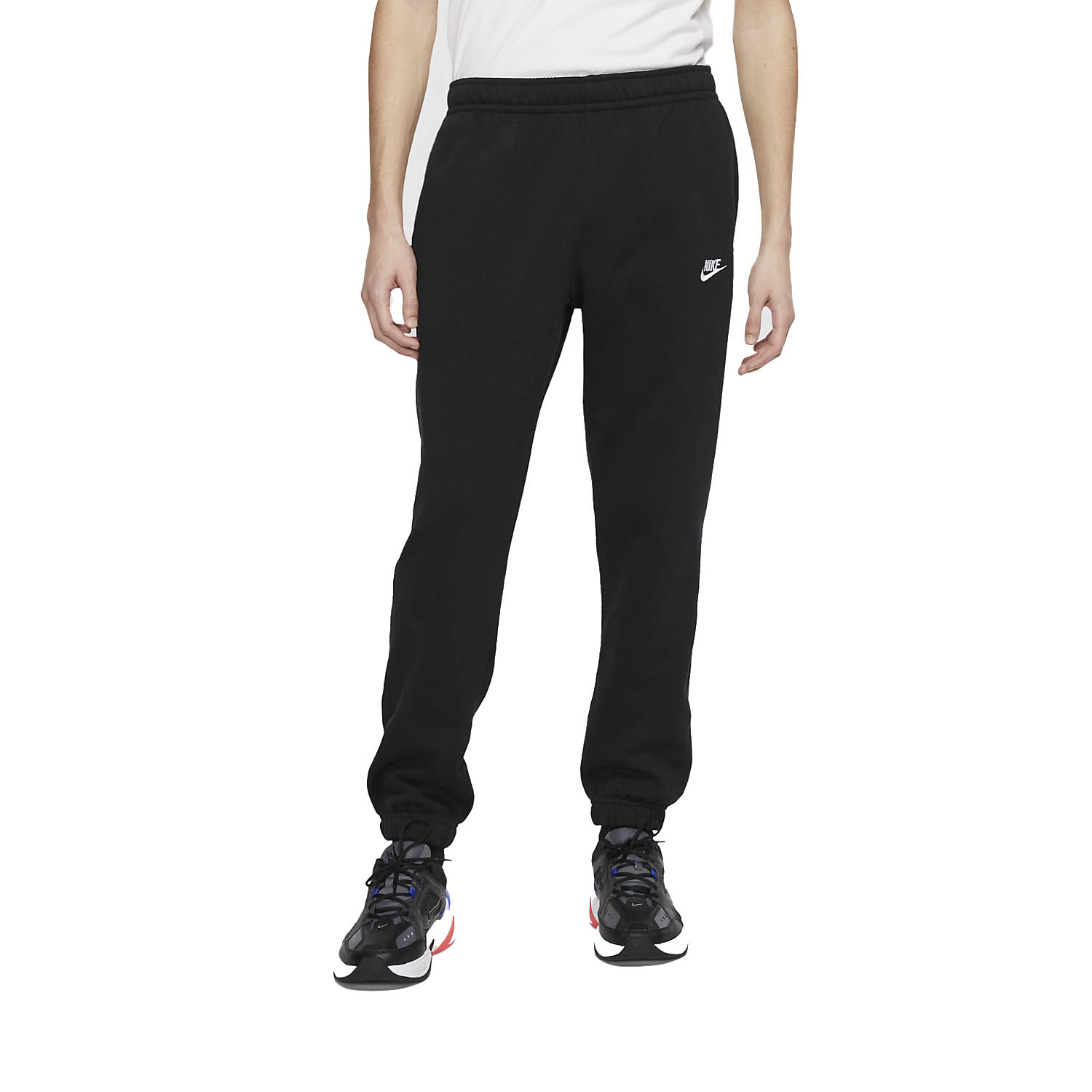 Nike Club Sportswear Pantalones - Black/White