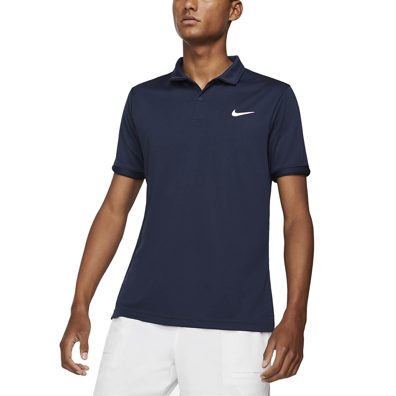 Nike Dri-FIT Victory Men's Padel Polo - Obsidian/White