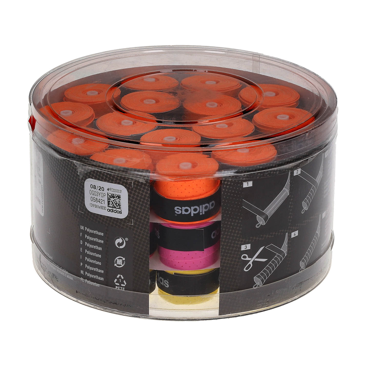 All For Padel Overgrip Box – 45 Stück, Einheitsgröße, Für Paddel-Schläger
