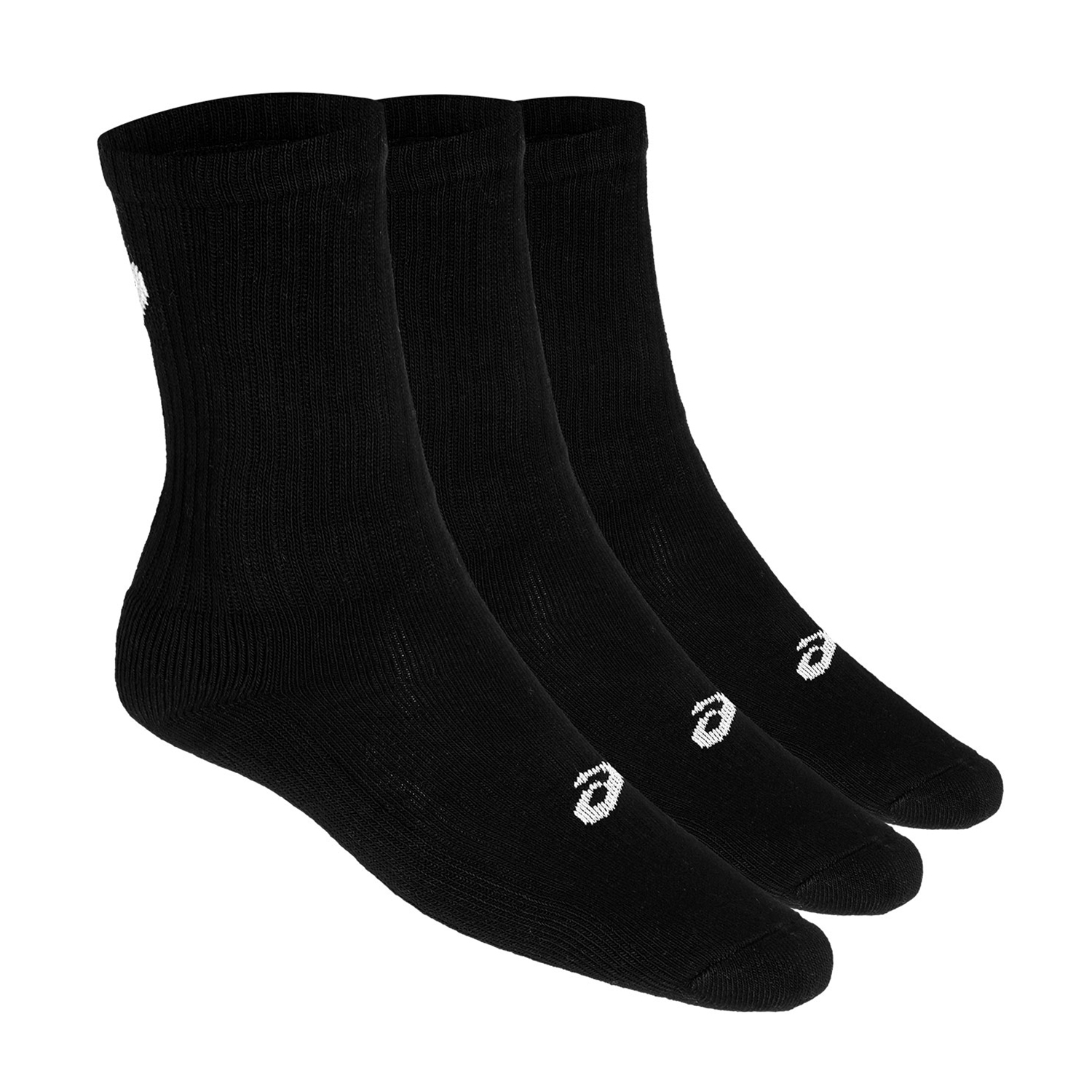 Asics Crew Motion Dry x 3 Socks - Black