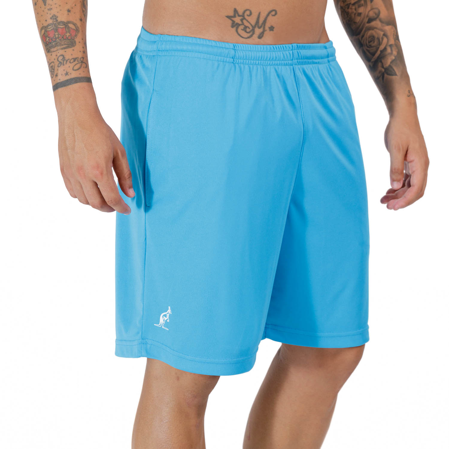 Australian Ace Logo Classic 8in Shorts - Turchese Glossy
