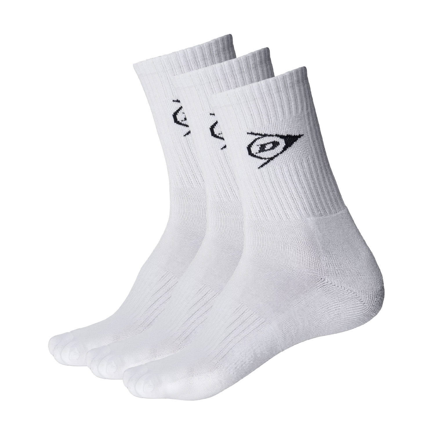 Dunlop Crew x 3 Calze - White