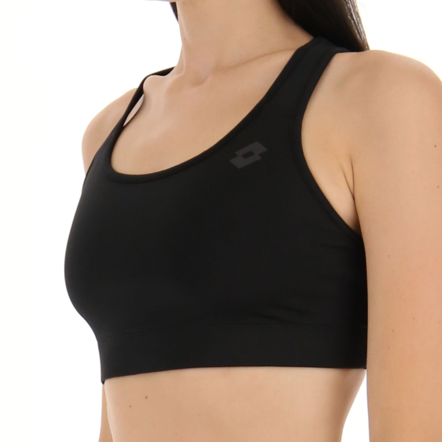 Lotto Logo Sujetador Deportivo - All Black