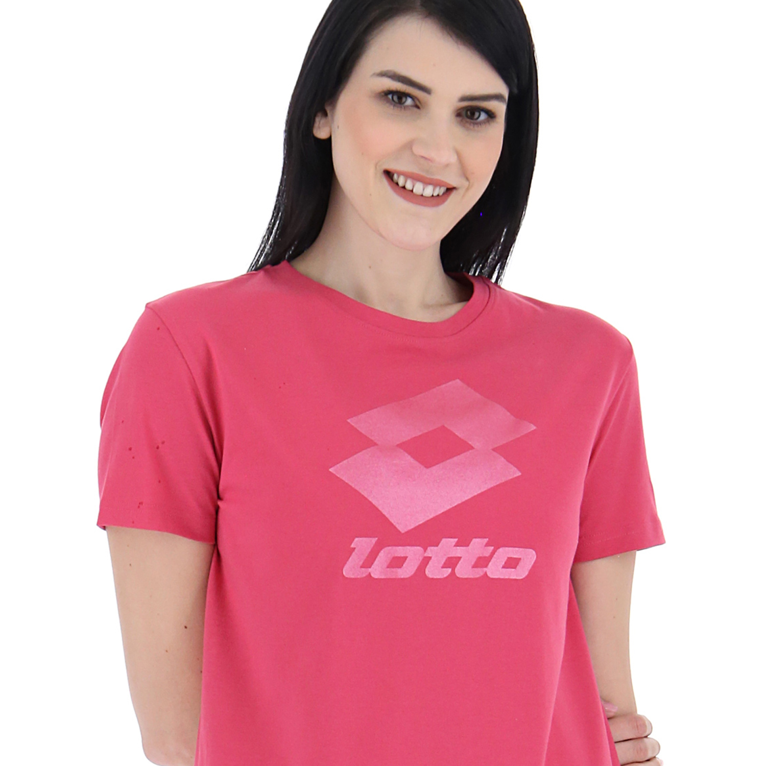 Lotto Smart II Women's Padel T-Shirt - Fuchsia/Rose