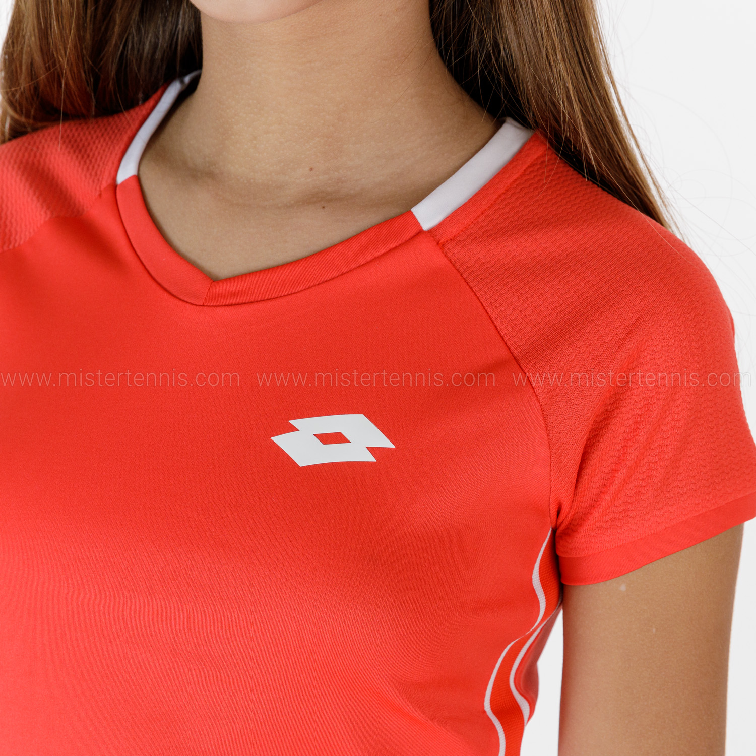 Lotto Squadra T-Shirt Girl - Cliff Red