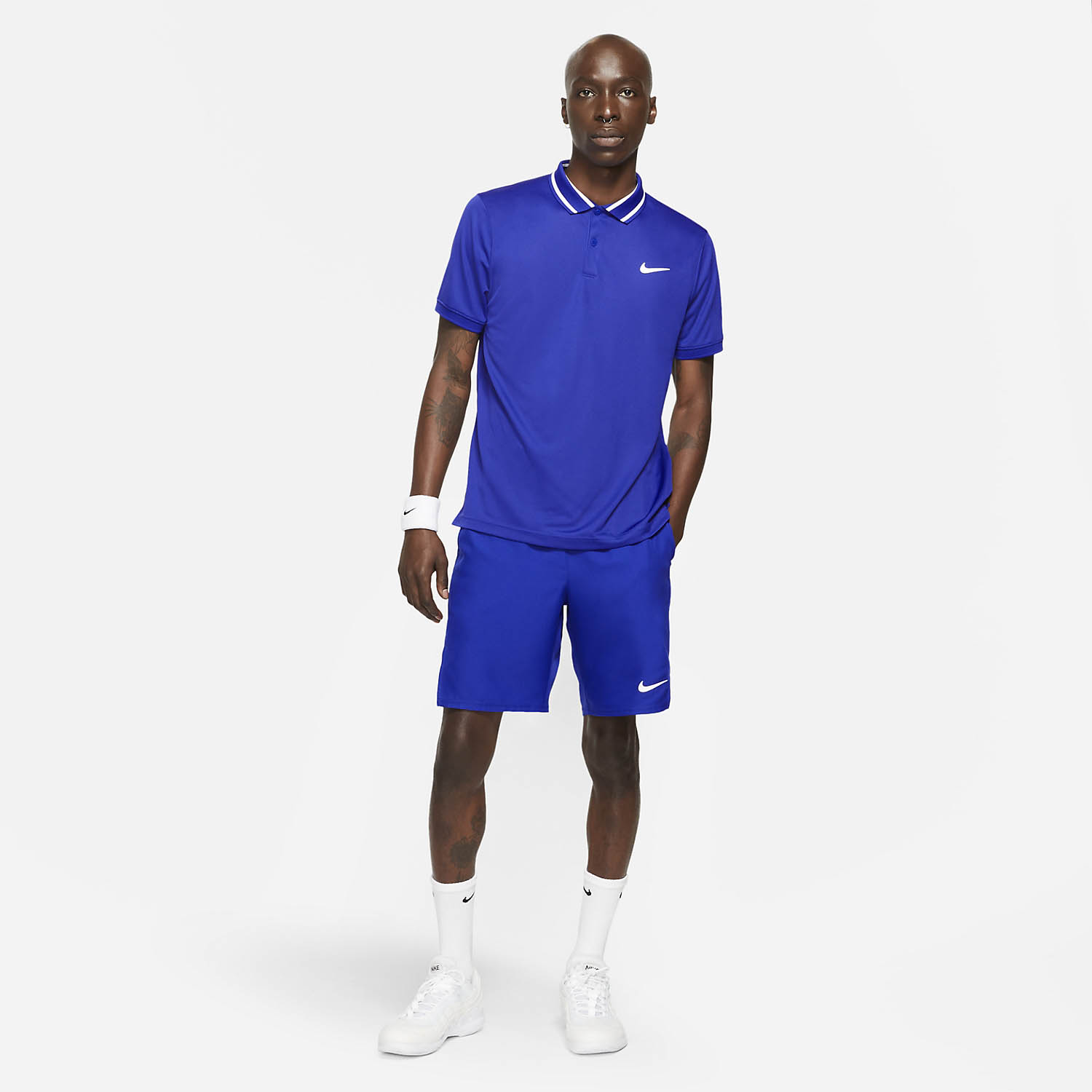 Nike Court Dri-FIT Victory Men's Padel Polo - Concord White/White