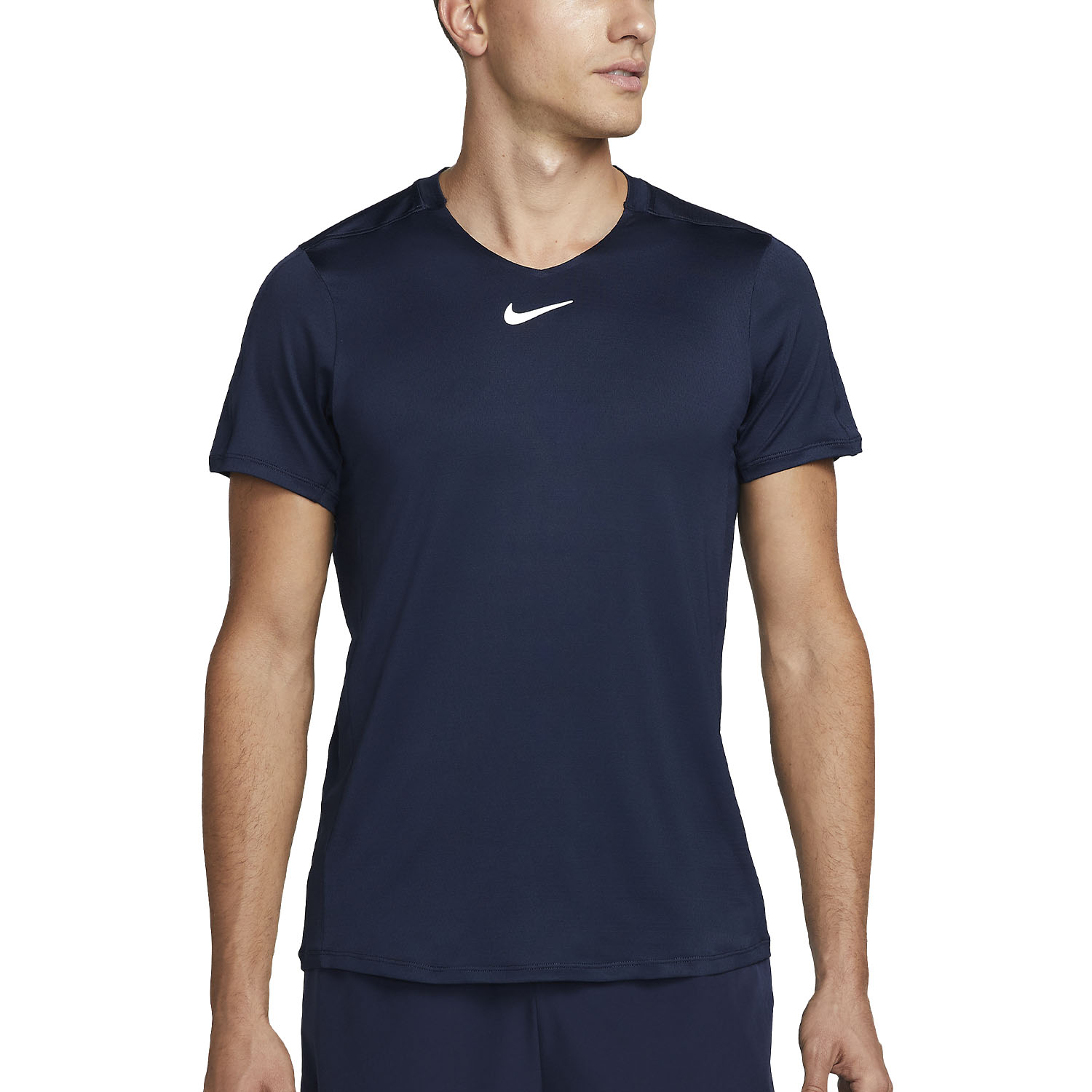 Nike Dri-FIT Advantage T-Shirt - Obsidian/White
