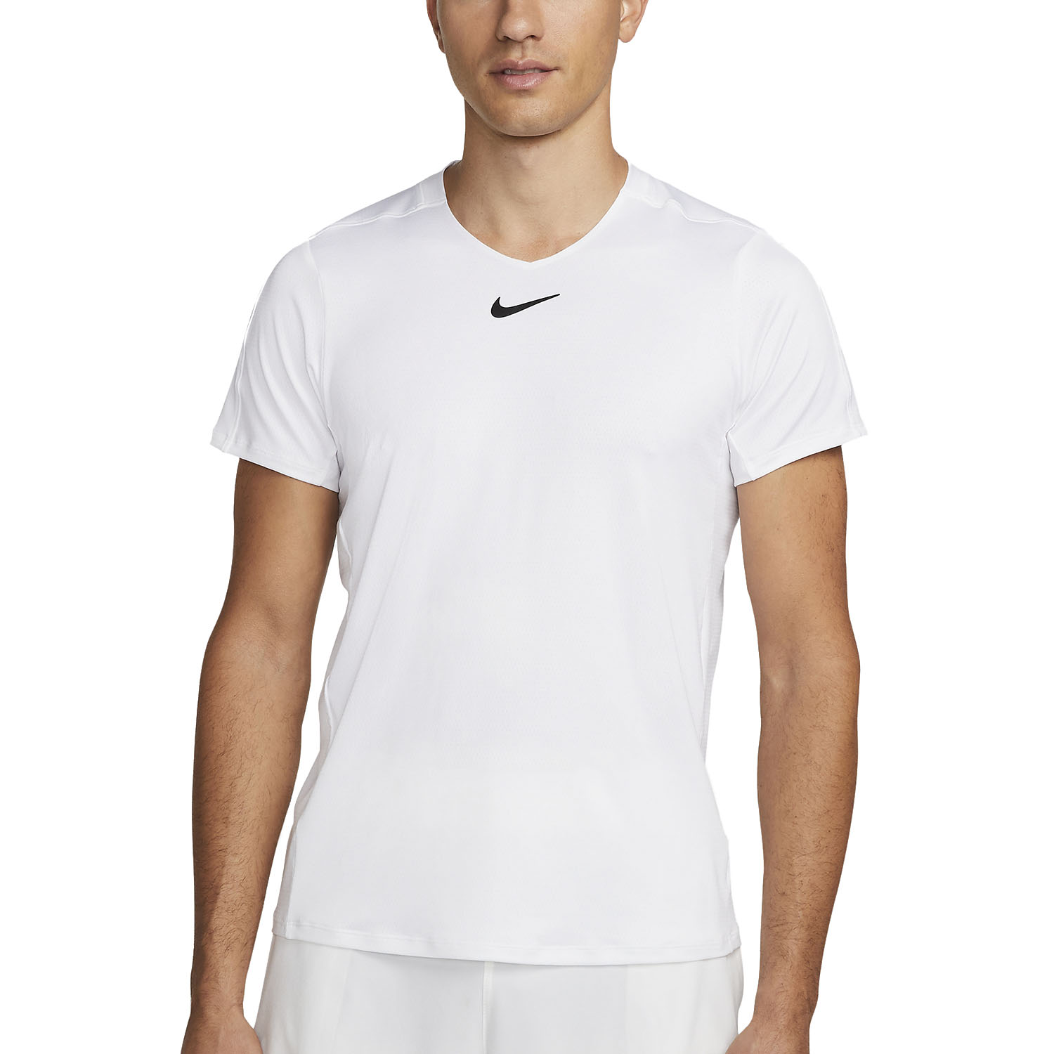 Nike Dri-FIT Advantage Men's Padel T-Shirt - White/Black