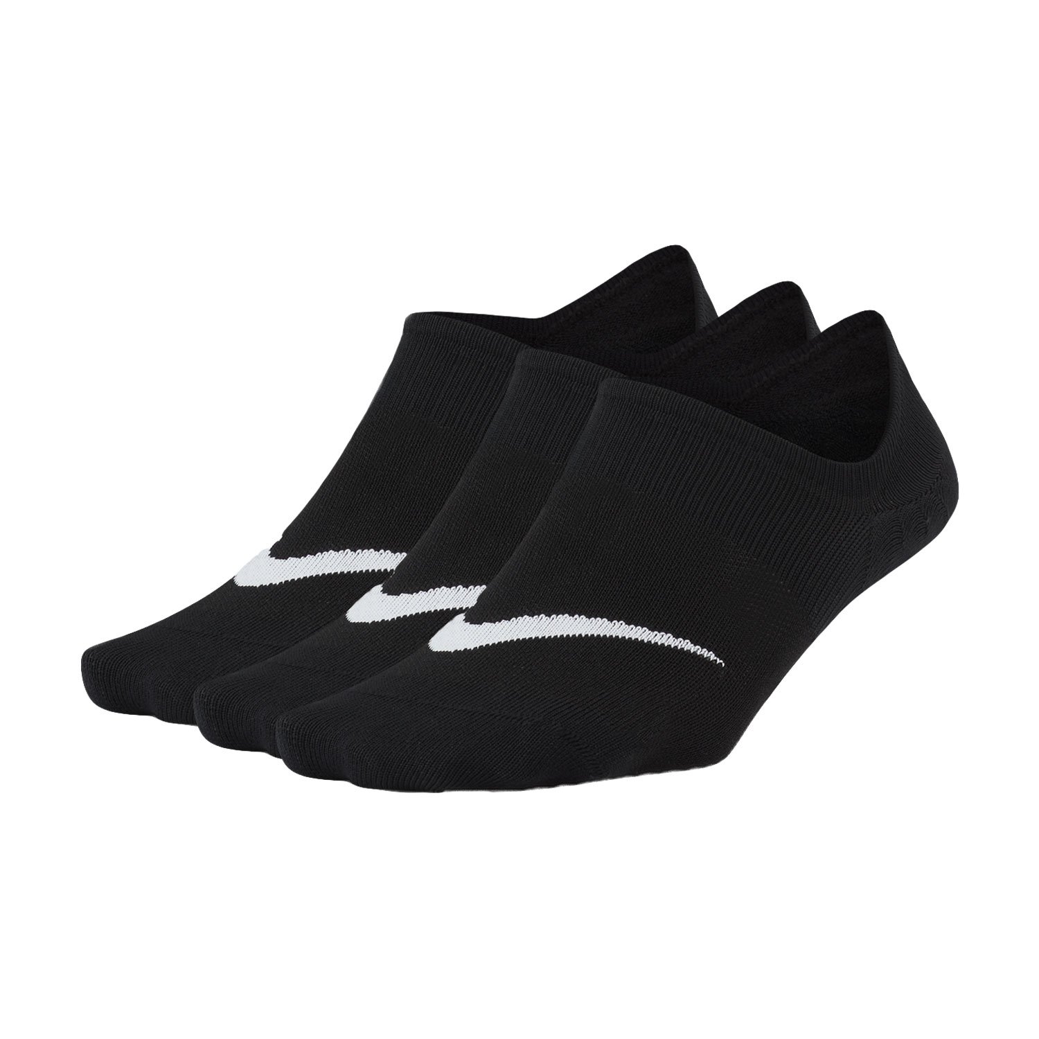 Nike Everyday Plus Lightweight x 3 Socks - Black/White