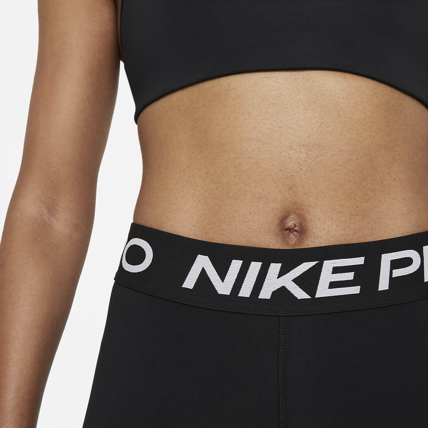 Nike Pro 365 Logo Women's Padel Tights - Black/White