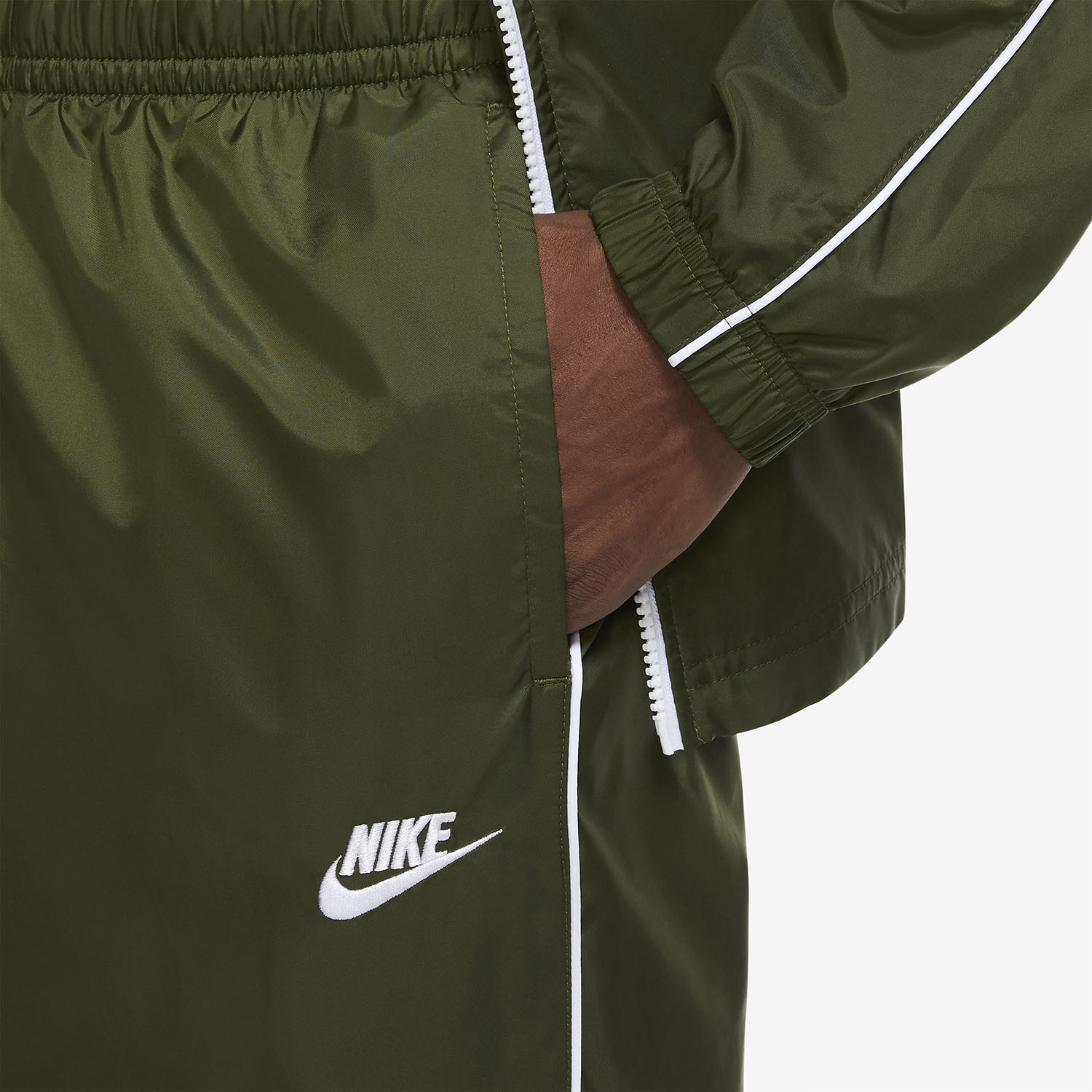 Nike Sportswear Basic Tuta da Padel Uomo - Rough Green/White