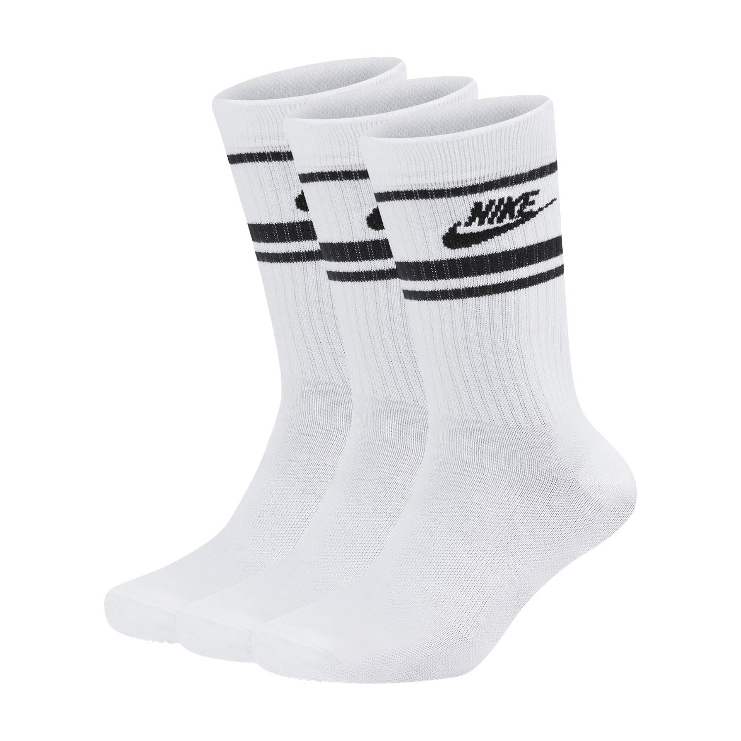 Nike Sportswear Everyday Essential x 3 Calze - White/Black