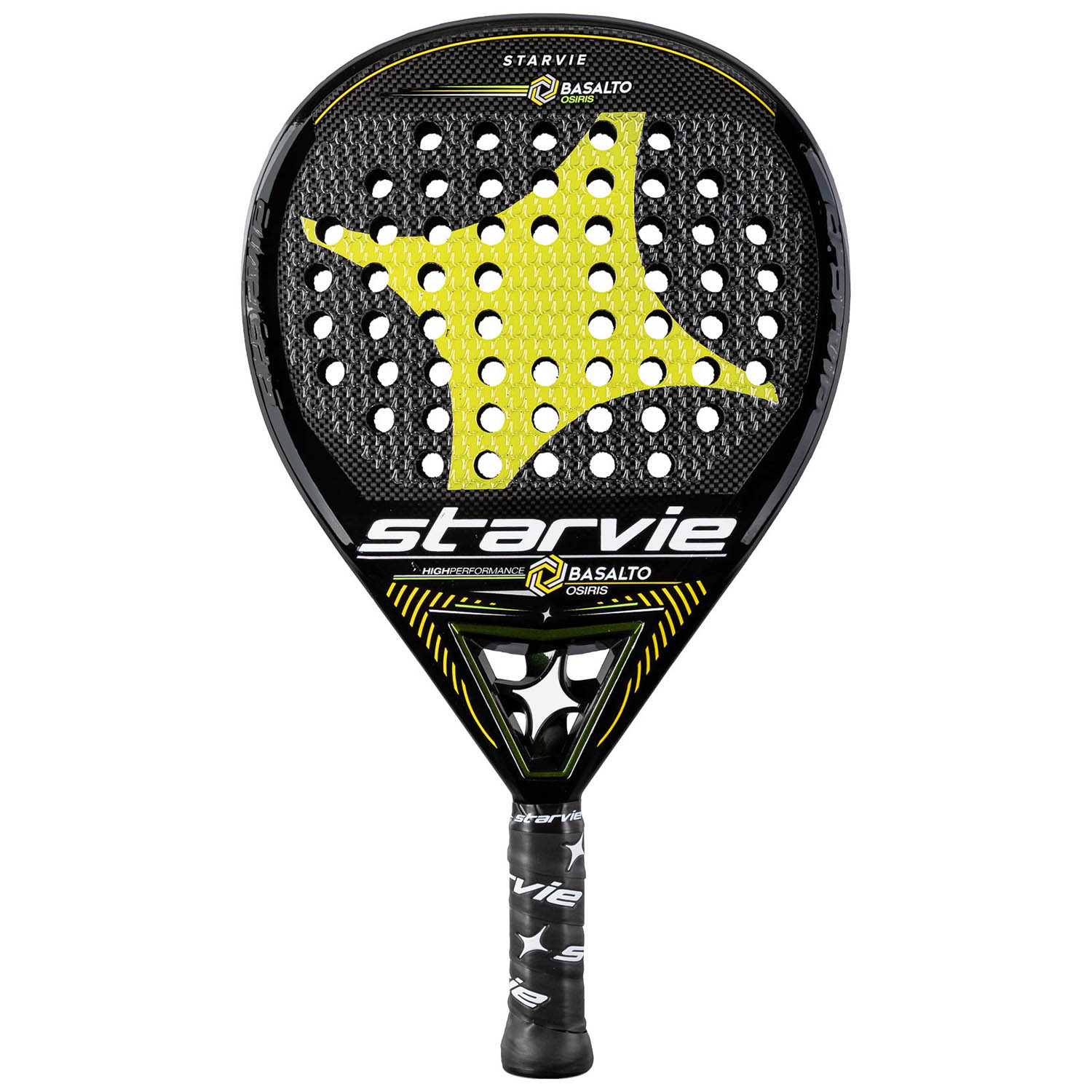 StarVie Basalto Osiris Padel Racket - Black/Gold