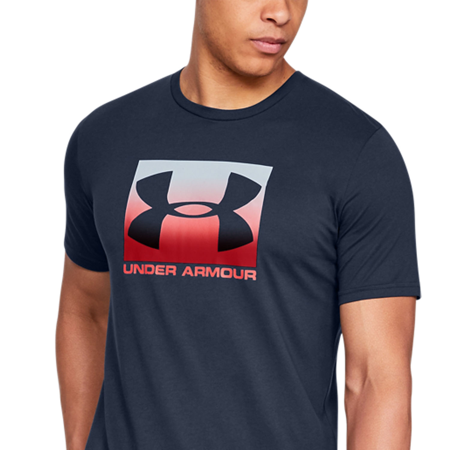 Under Armour Boxed Sportstyle Camiseta - Academy/Red