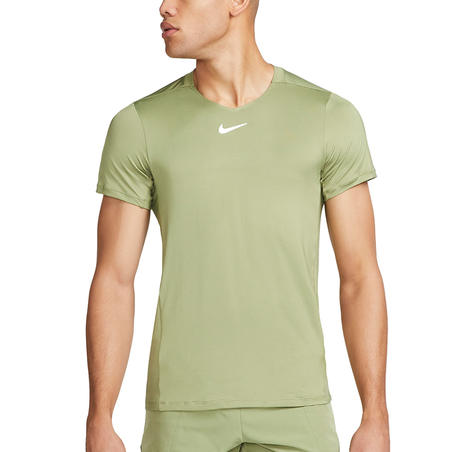 Nike Dri-FIT Advantage T-Shirt - Alligator/White