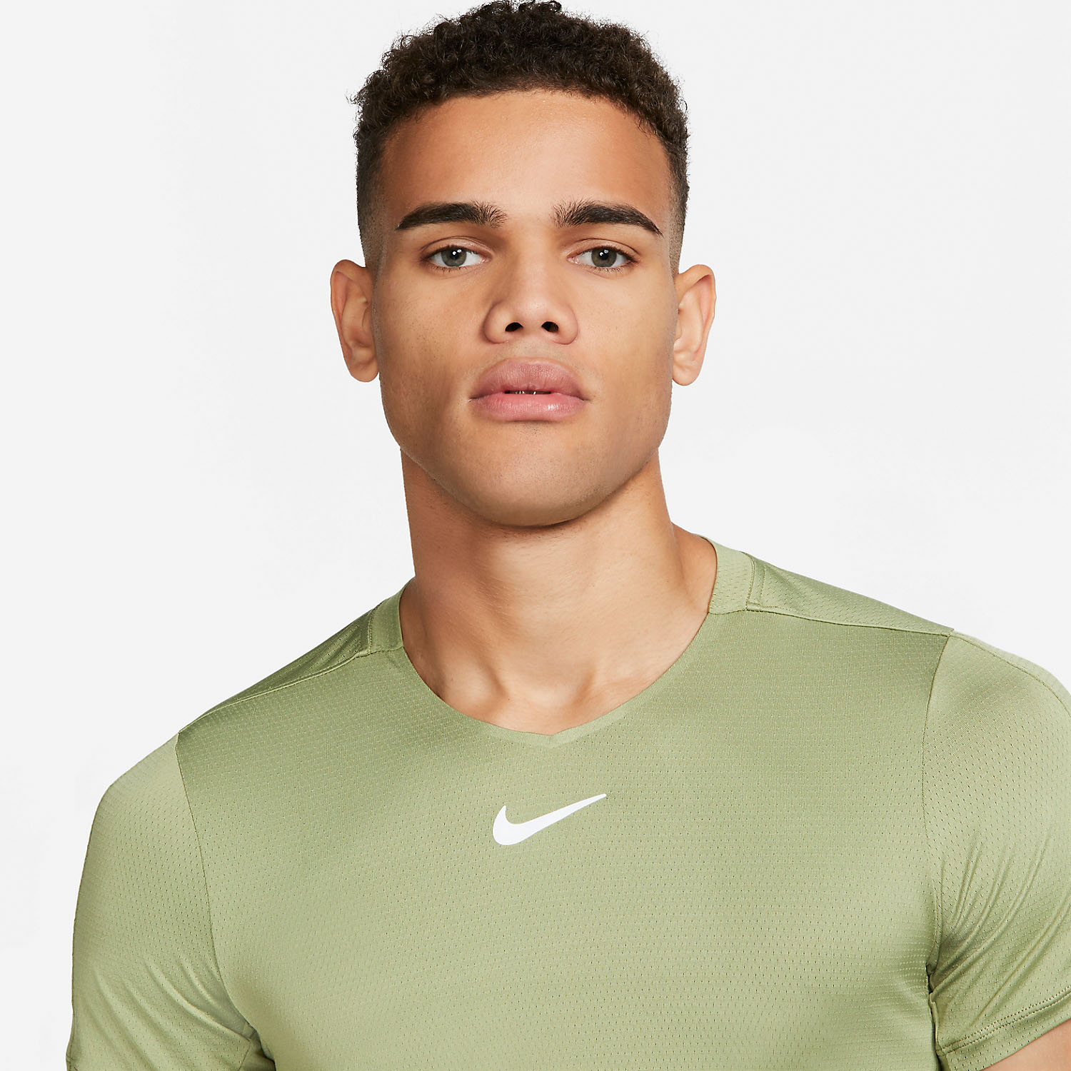 Nike Dri-FIT Advantage T-Shirt - Alligator/White