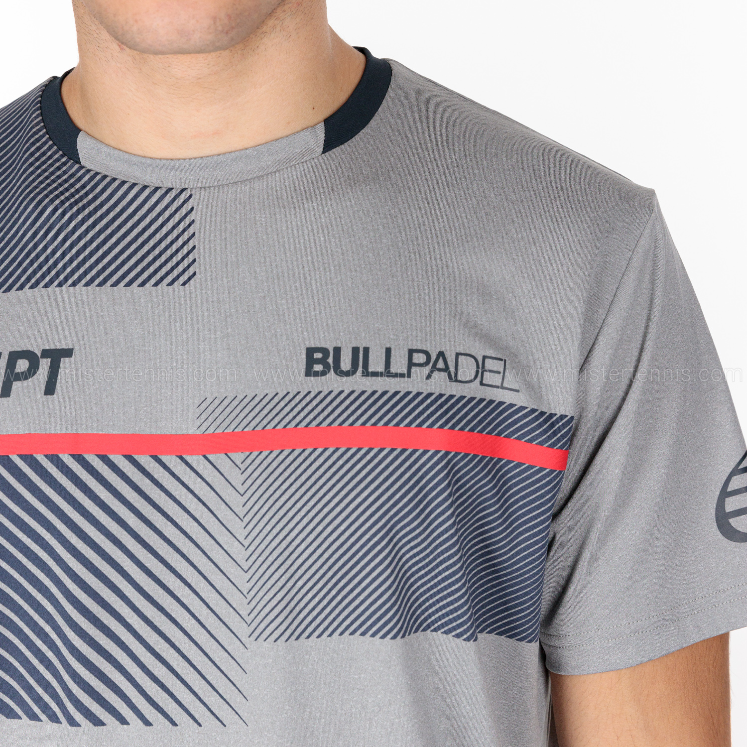 Bullpadel Redullu WPT T-Shirt - Gris Medio Vigore