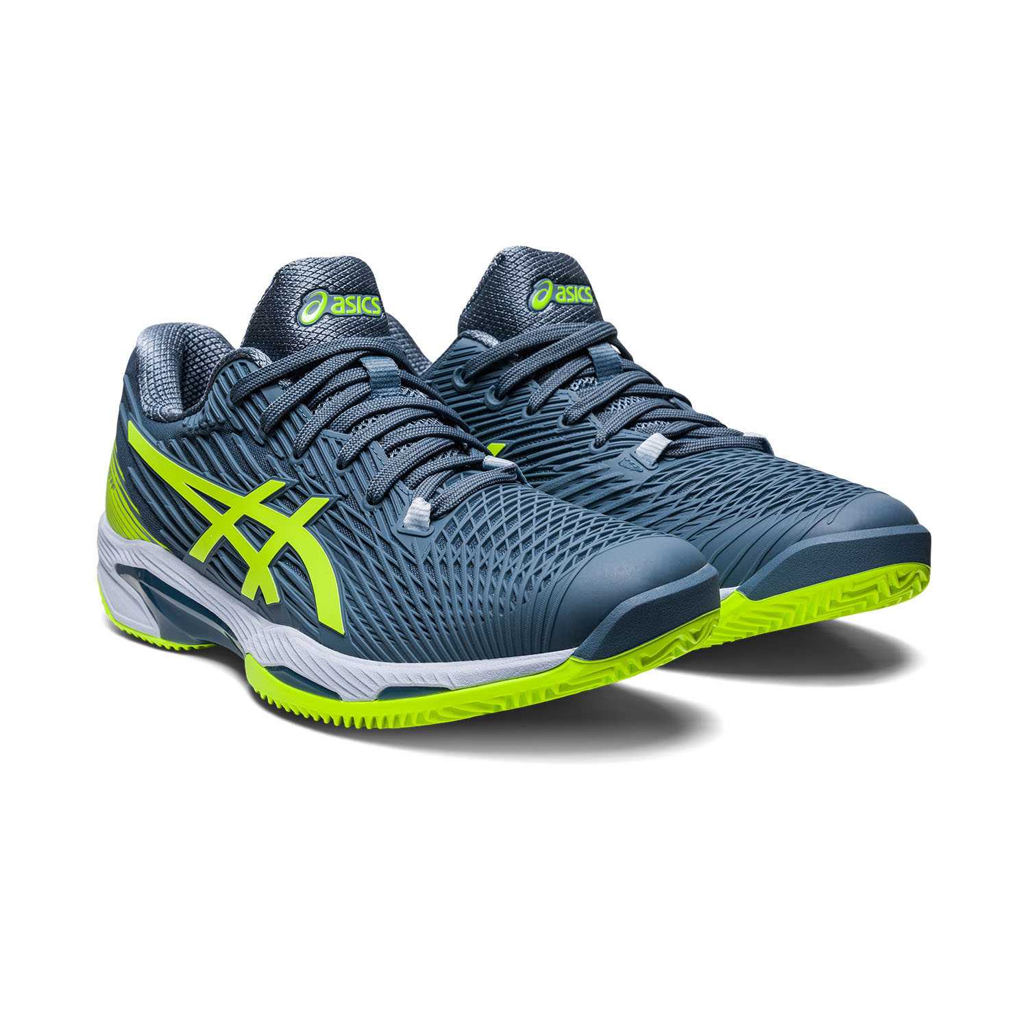 Asics Solution Speed FF 2 Clay Men's Tennis Shoes - Steel Blue