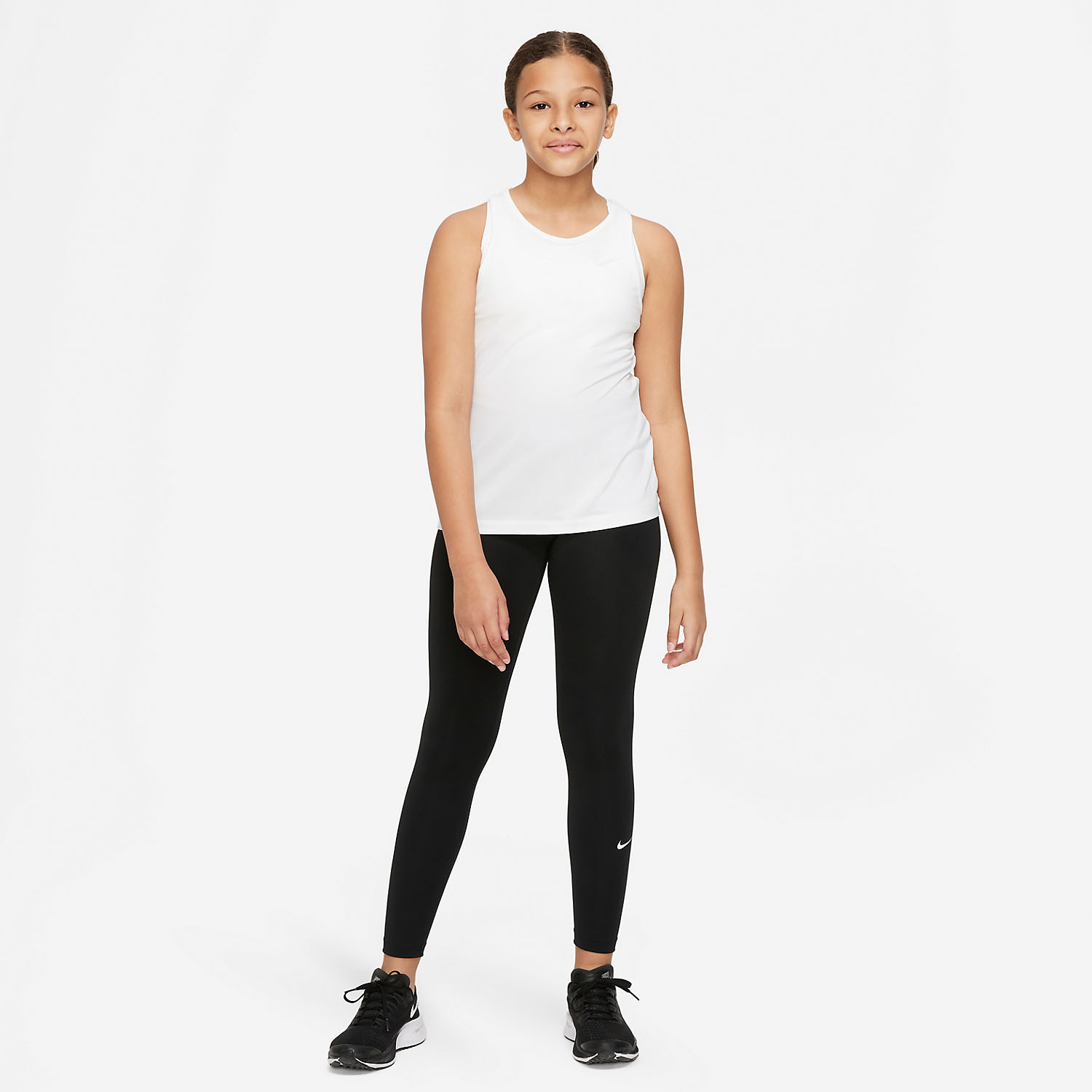 Nike Dri-FIT One Tights de Padel Niña - Black/White