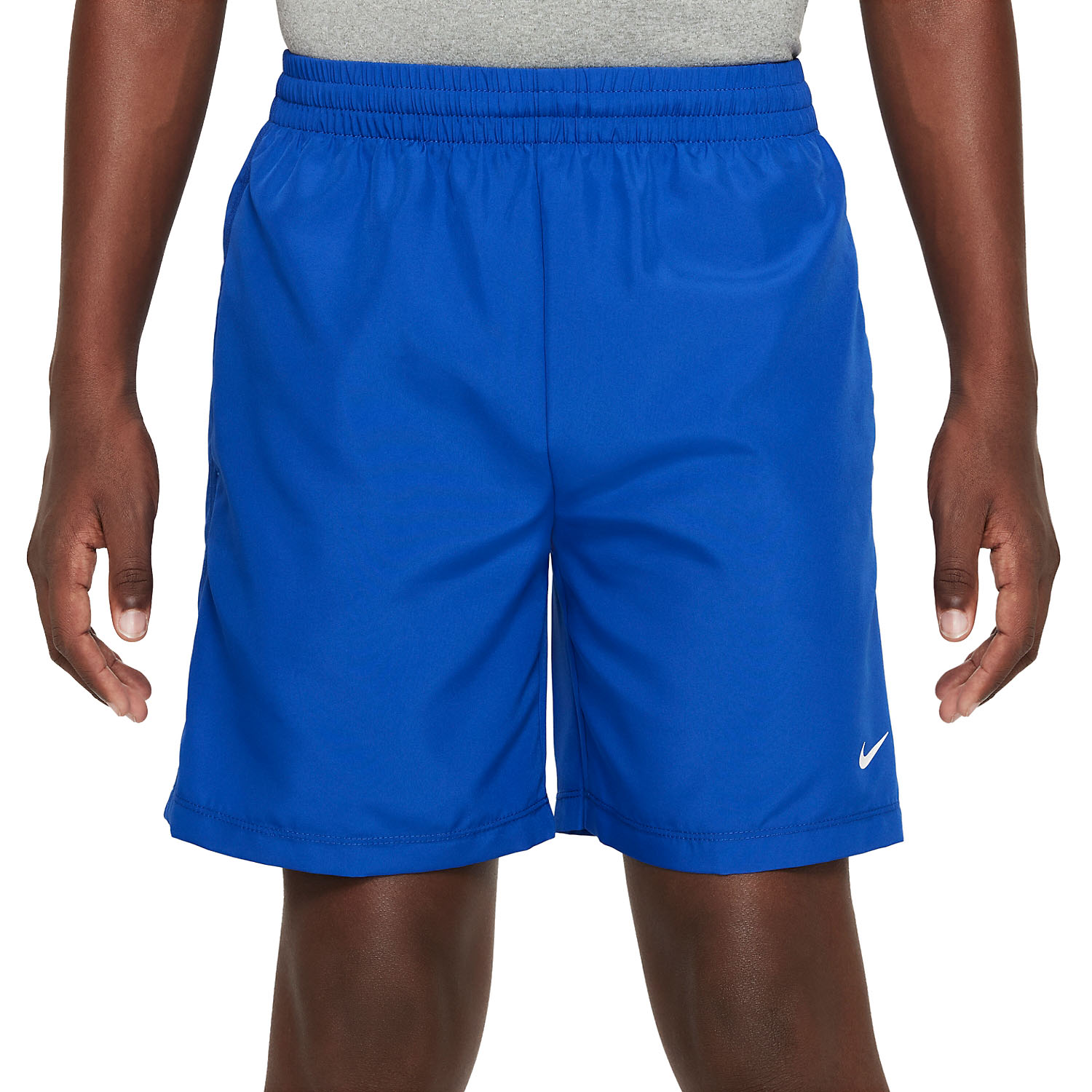 Nike Dri-FIT Icon 6in Shorts Niño - Game Royal/White