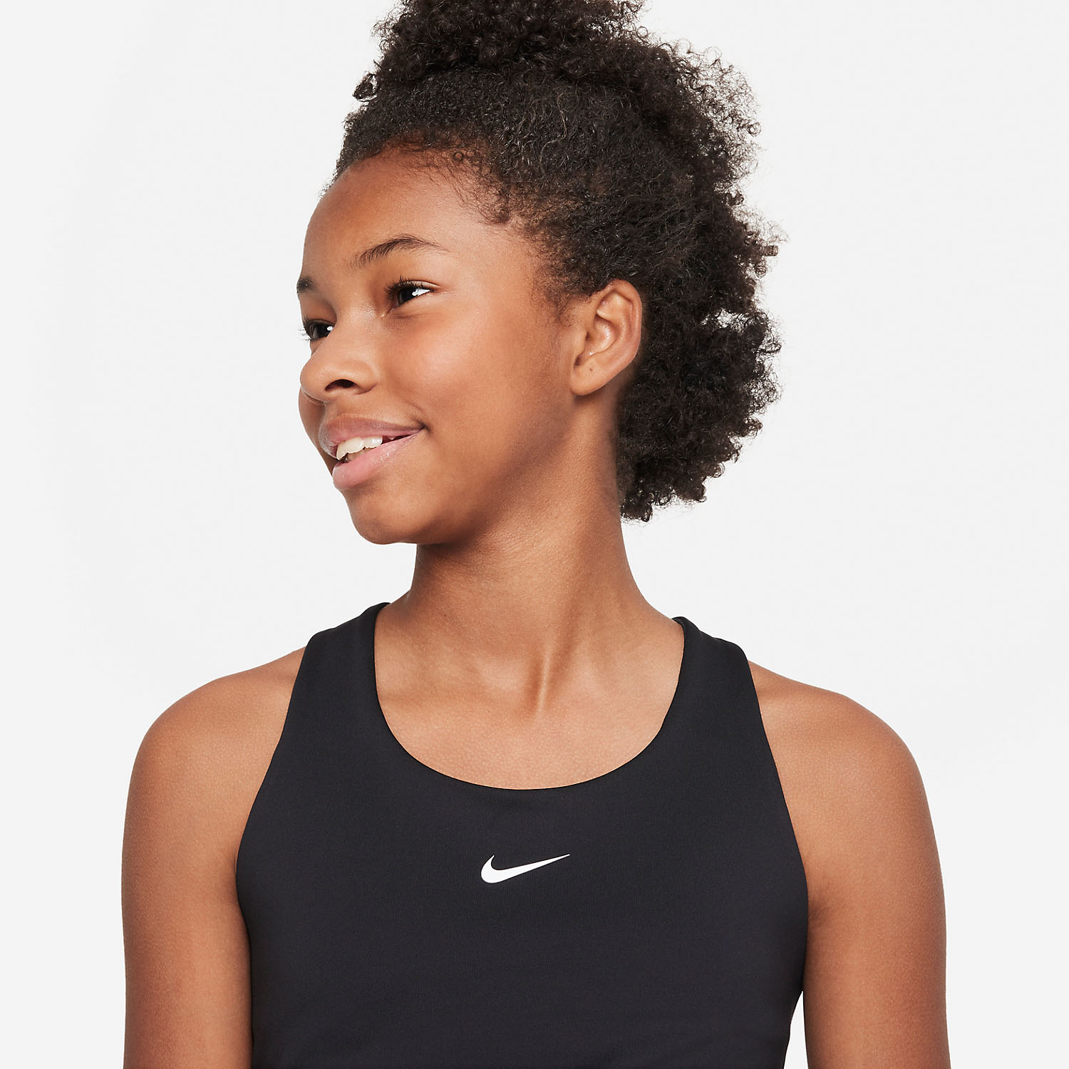 Nike Dri-FIT Swoosh Tank Girl - Black/White