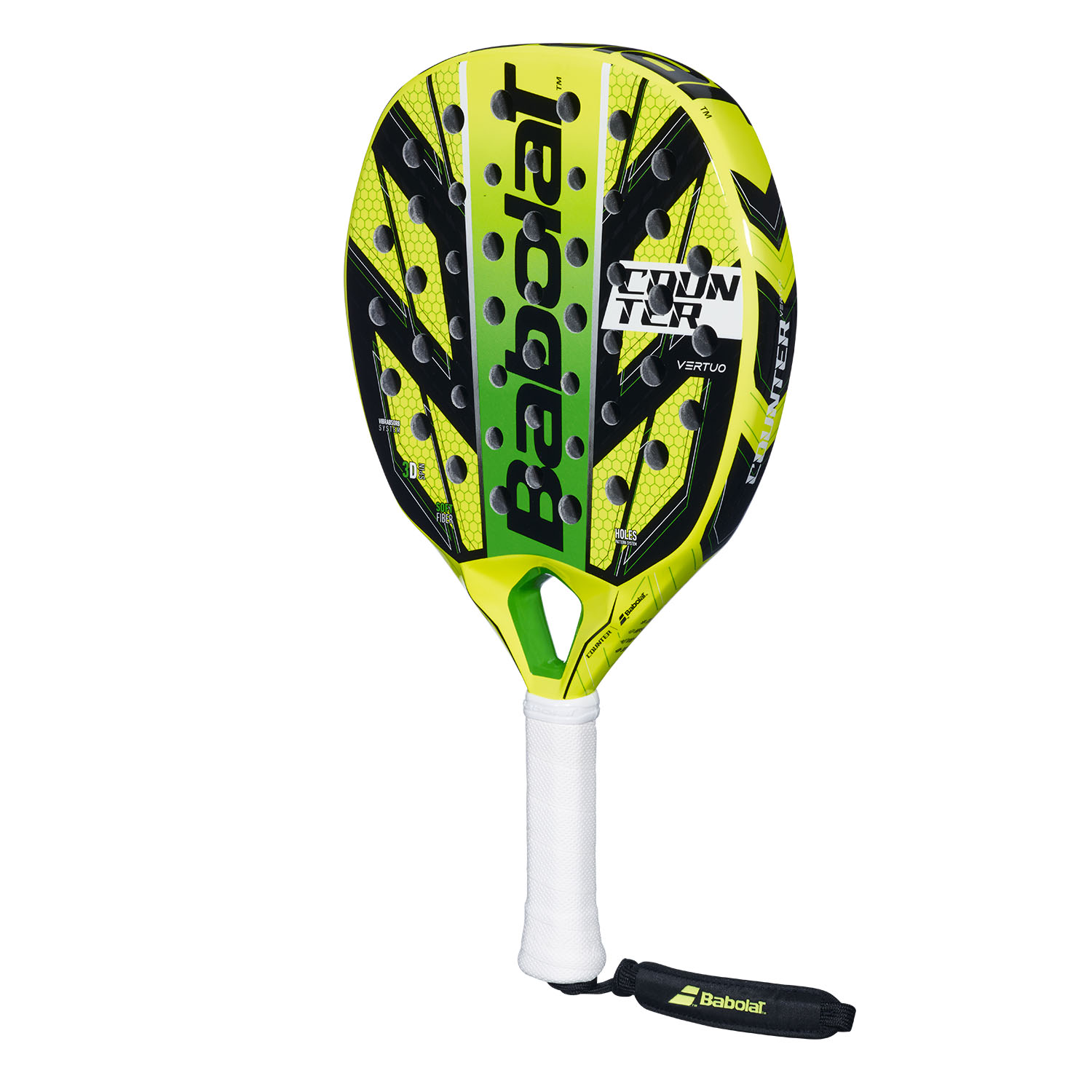 Babolat Counter Vertuo Padel Racket - Black/Green