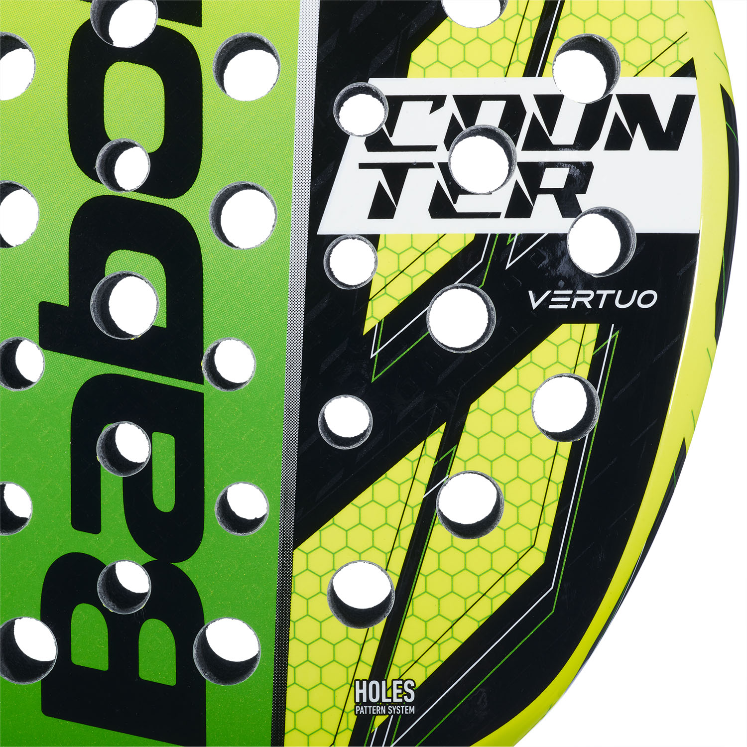 Babolat Counter Vertuo Padel Racket - Black/Green