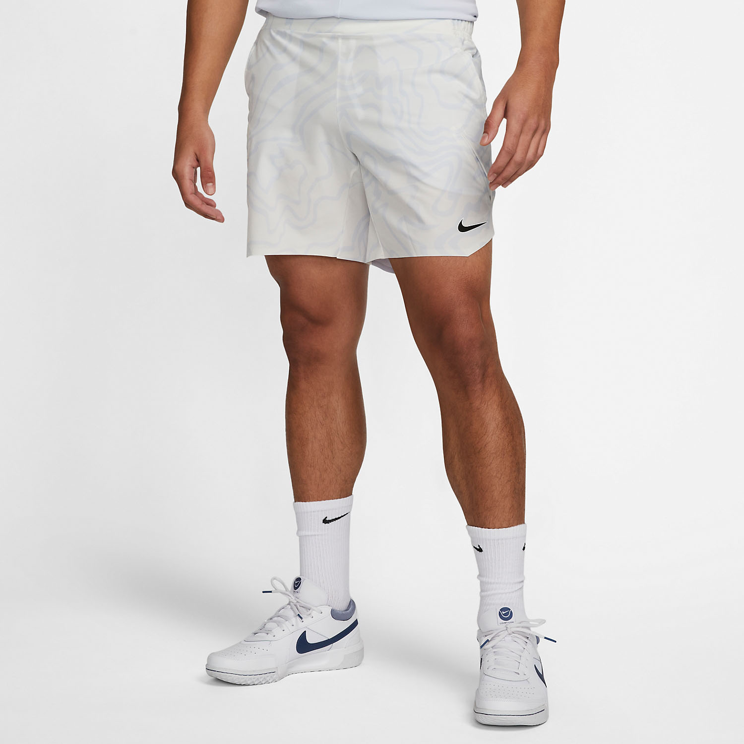 Nike Court Dri-FIT Slam 7in Pantaloncini - Football Grey/Black