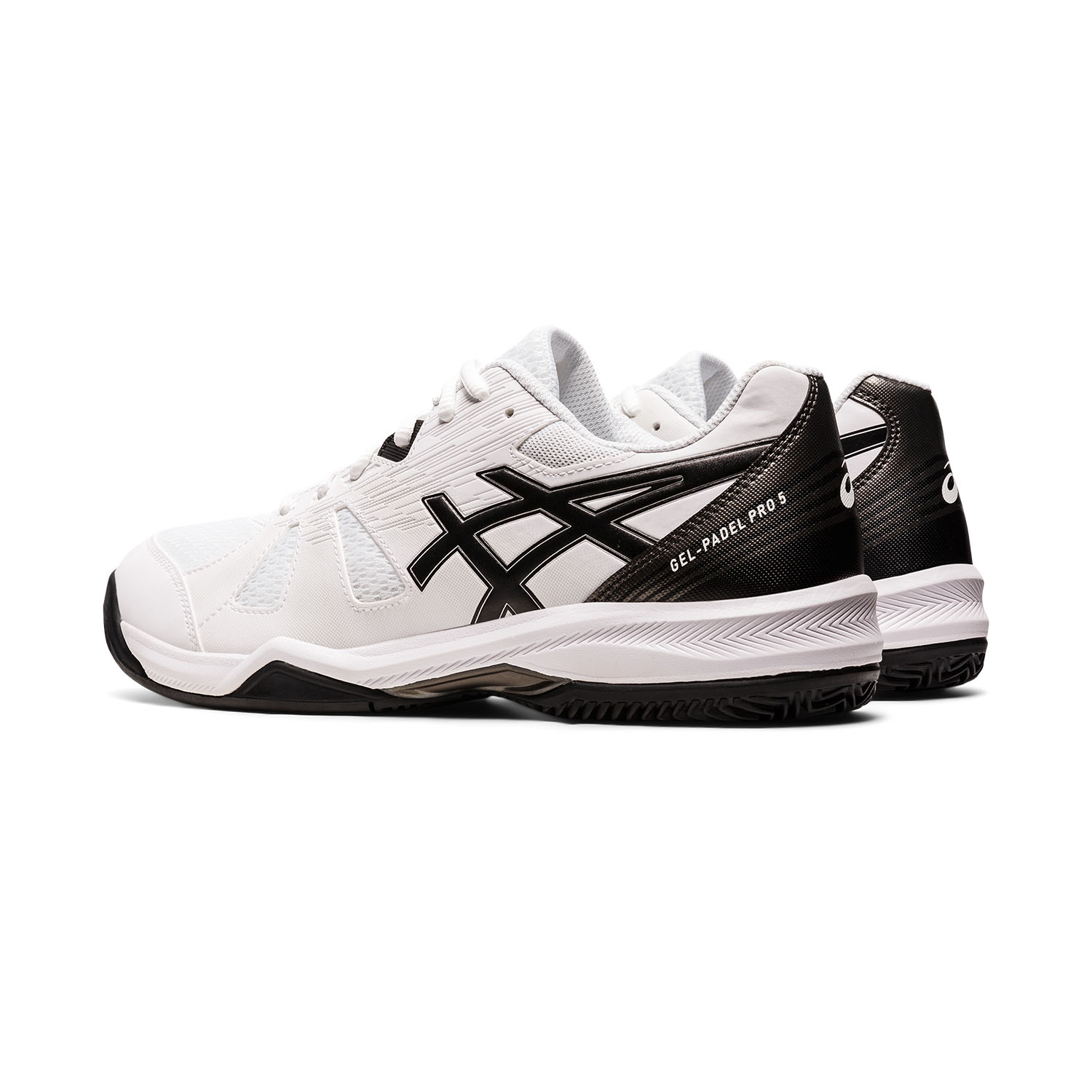 Asics Gel Padel Pro 5 Men's Padel Shoes - White/Black