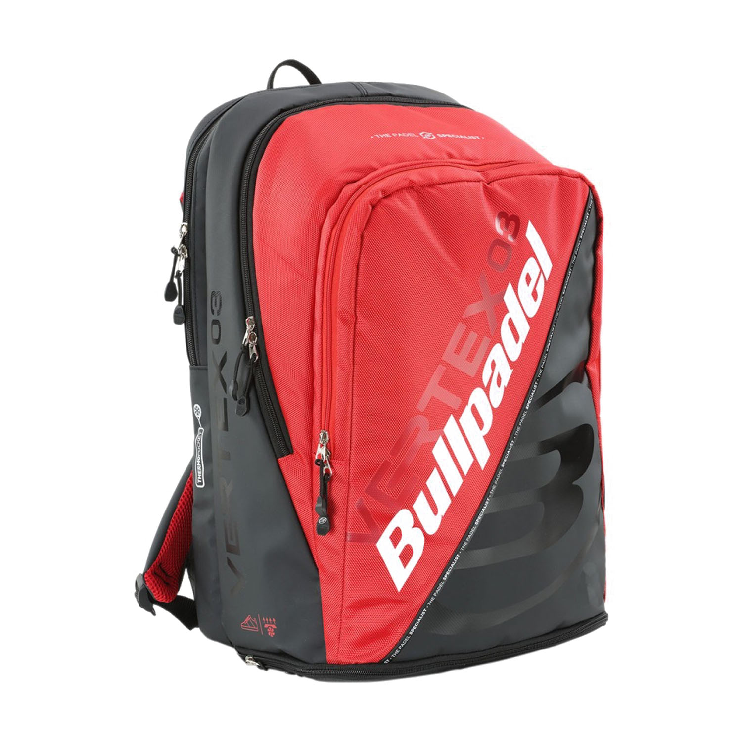 Bullpadel Vertex Backpack - Black/Red