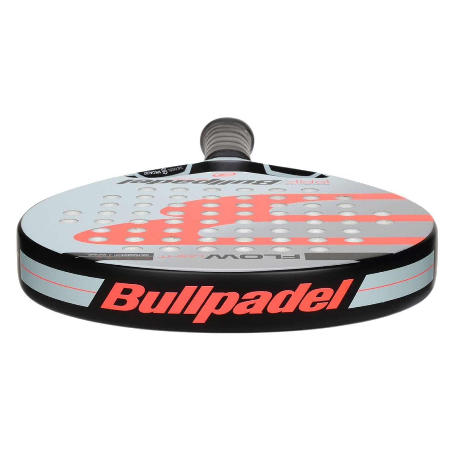 Bullpadel Flow Light Padel Racket - Black/Silver/Pink