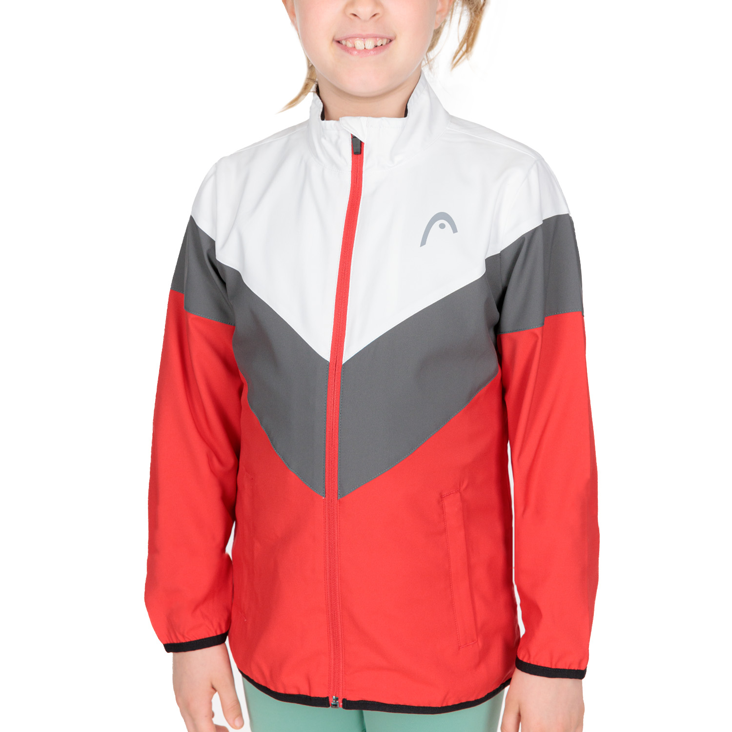 HEAD Club 22 Giacca Bambina - Red