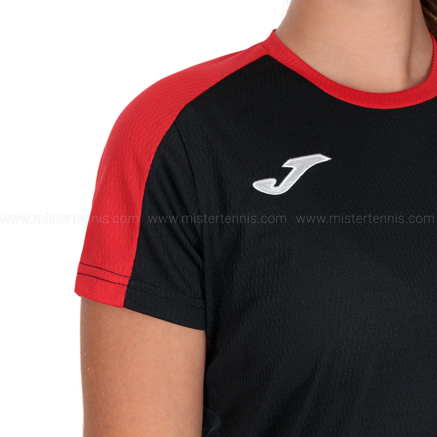 Joma Eco Championship Logo T-Shirt - Black/Red