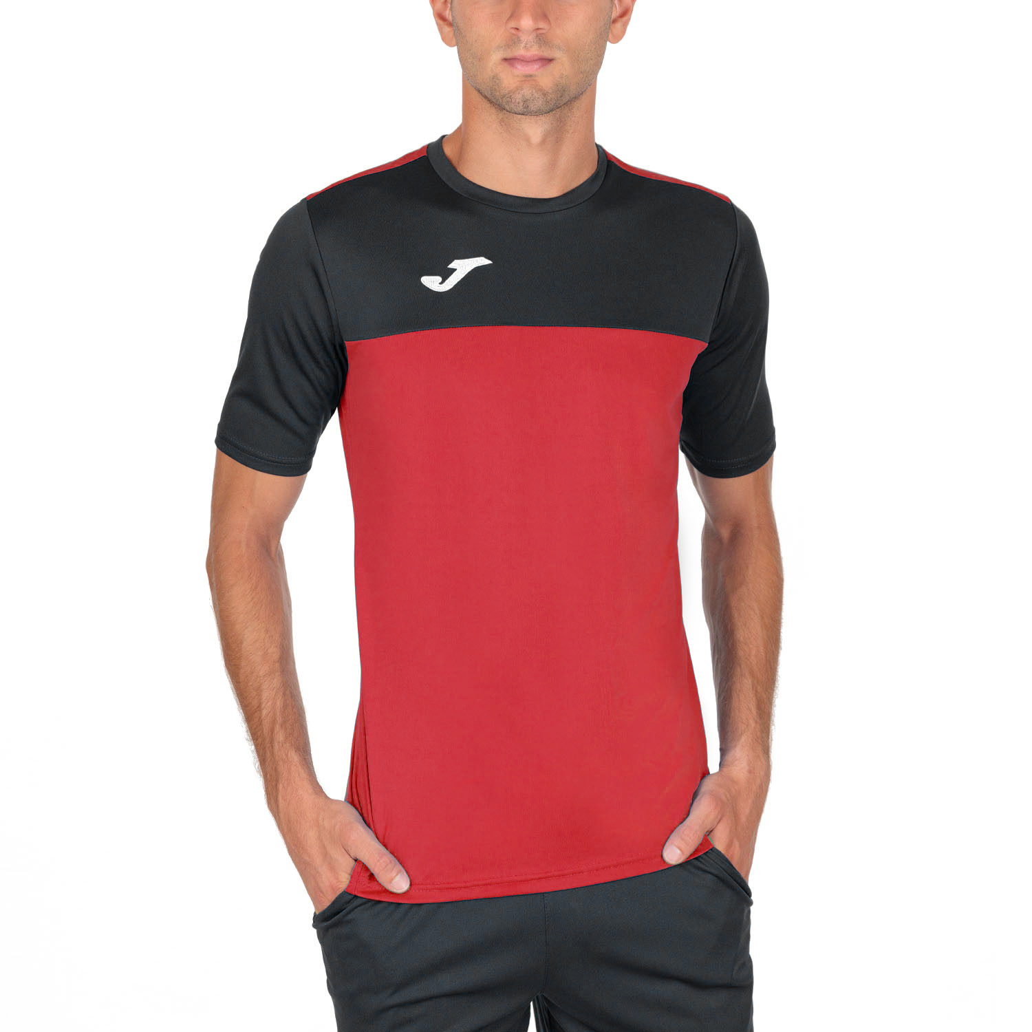 Joma Winner Camiseta - Red/Black