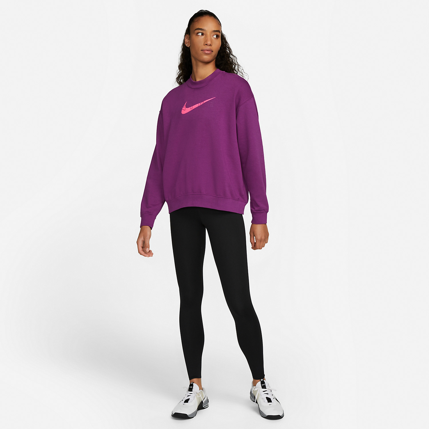 Nike Dri-FIT Get Fit Hoodie - Viotech/Hyper Pink