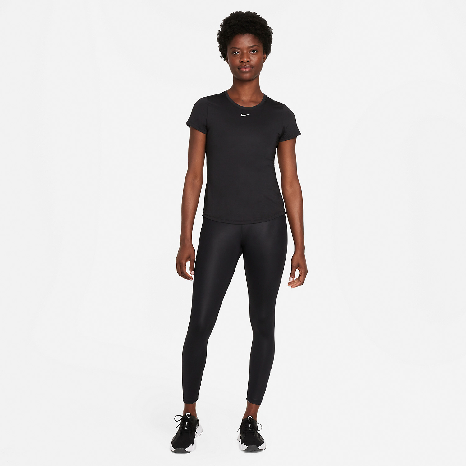 Nike Dri-FIT Performance Women's Padel T-Shirt - Black/White