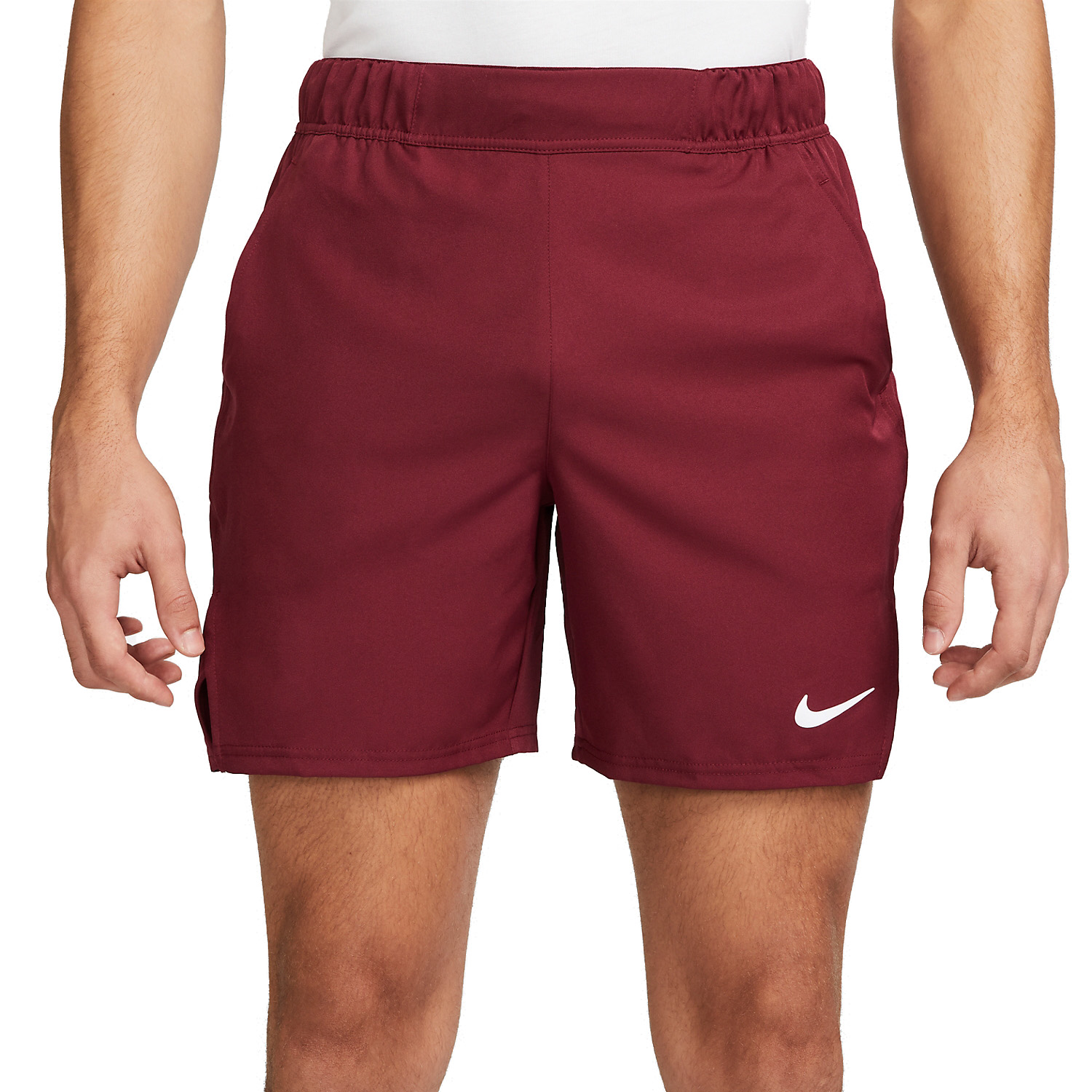 Nike Flex Victory 7in Shorts - Dark Beetroot/White