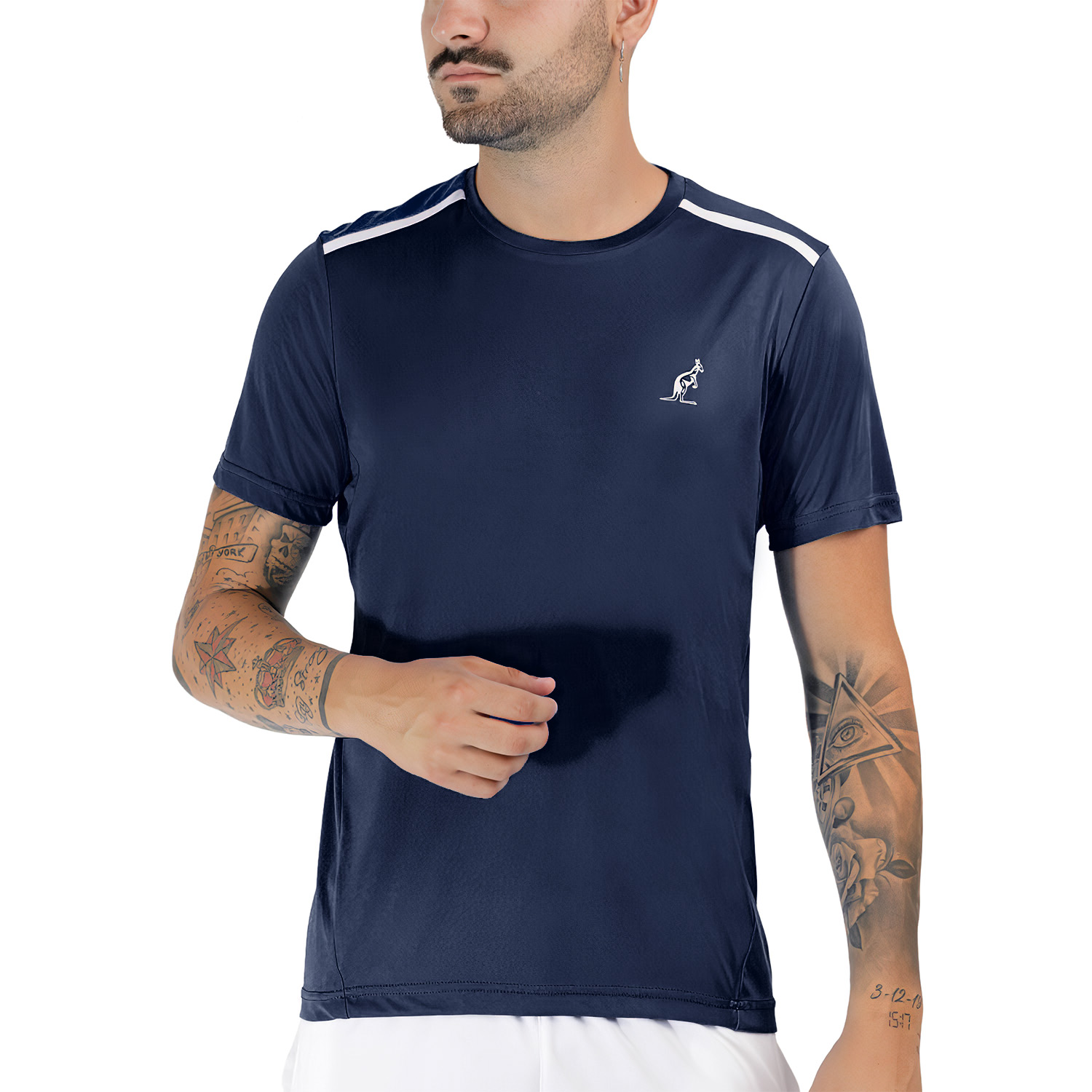 Australian Ace T-Shirt - Kosmo Blu/Bianco