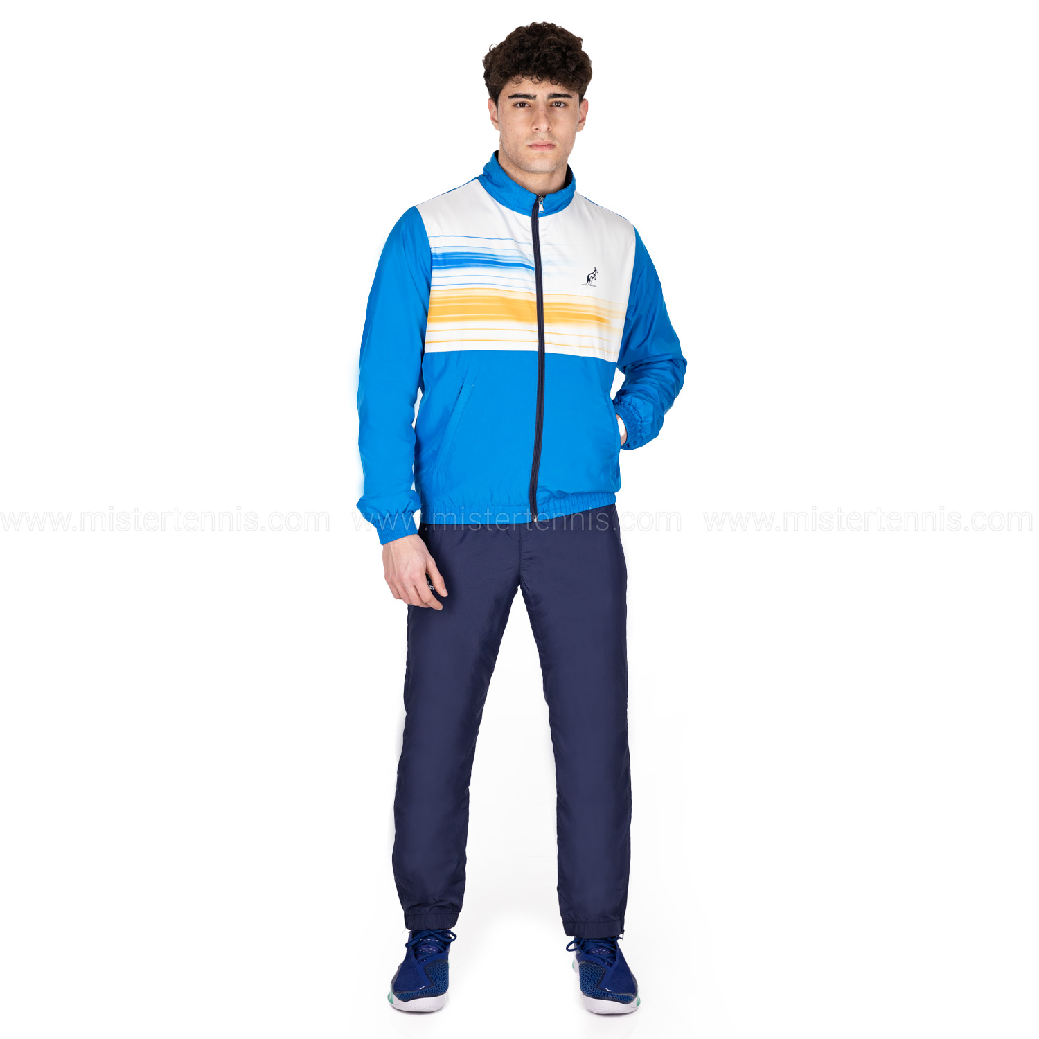 Australian Smash Brush Line Tuta da Padel Uomo - Blu Capri