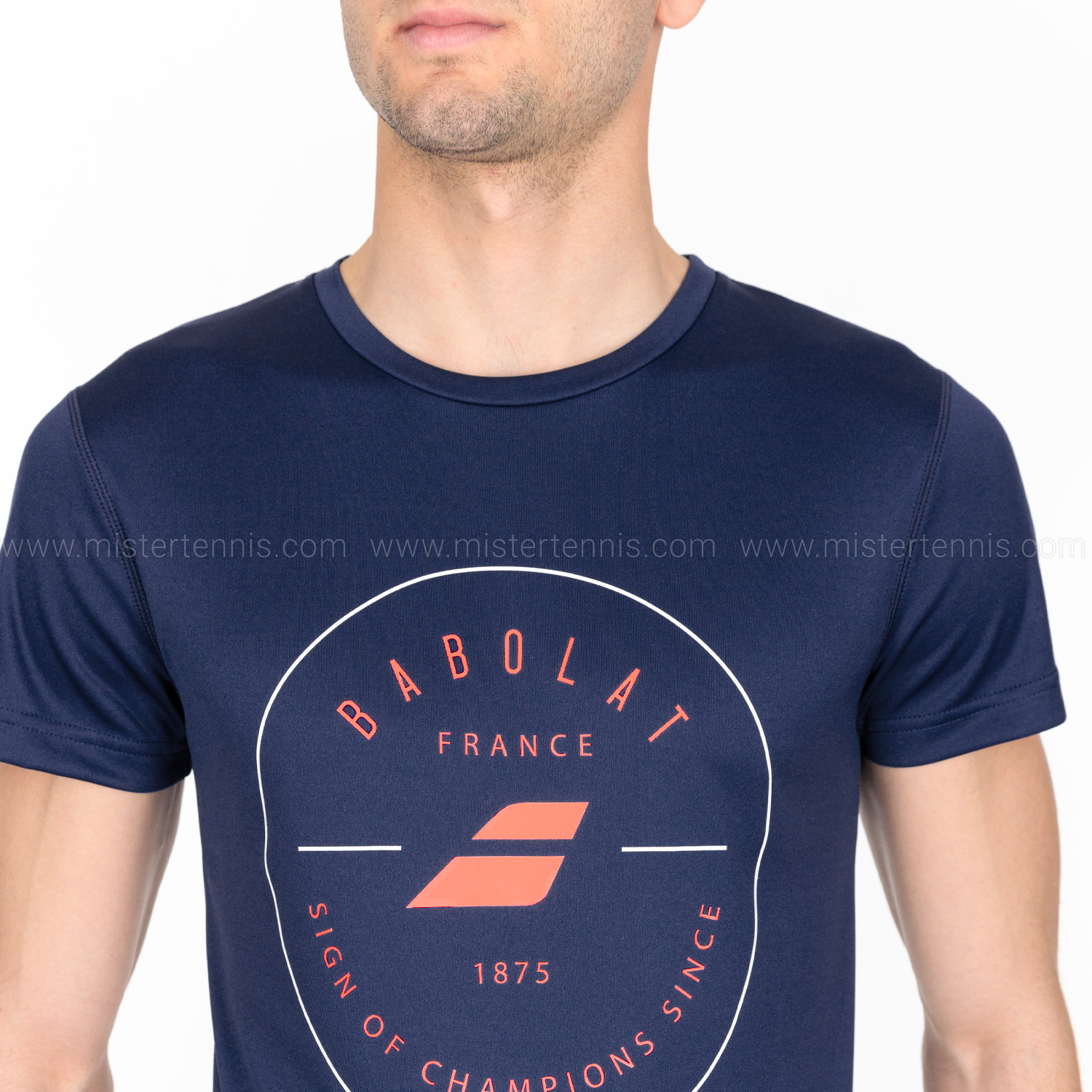 Babolat Exercise Graphic T-Shirt - Estate Blue