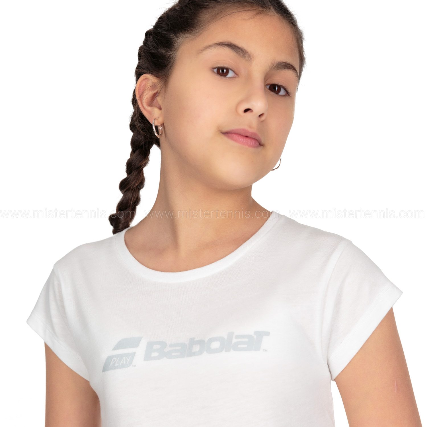 Babolat Exercise T-Shirt Girl - White